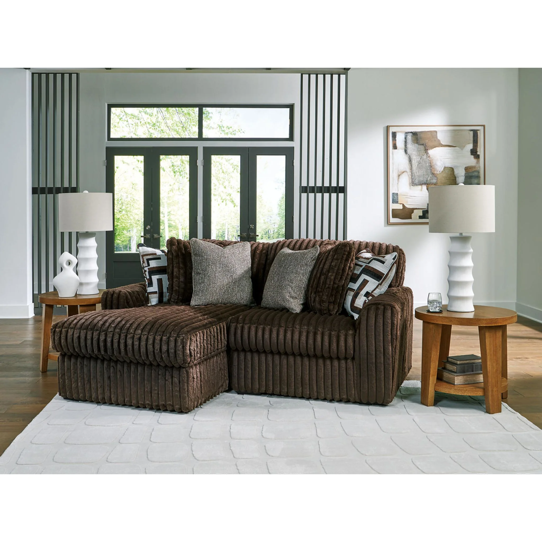 Midnight-Madness 2 Piece Sectional with Chaise - Image 7