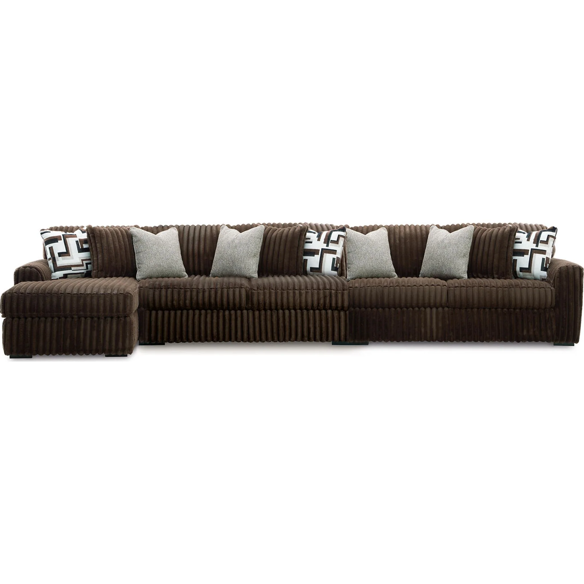 Midnight-Madness 3 Piece Sectional with Chaise - Image 18