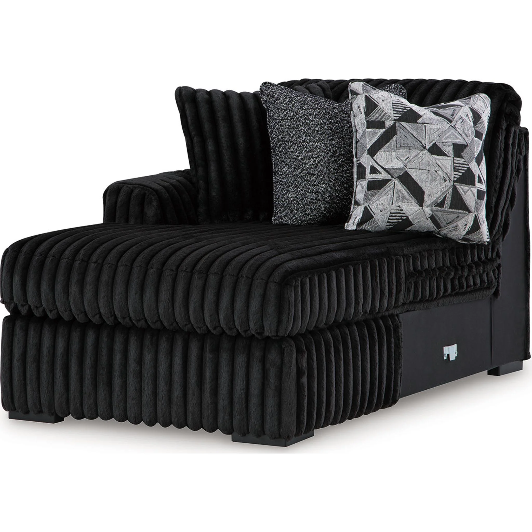 Midnight-Madness 3 Piece Sectional with Chaise - Image 26