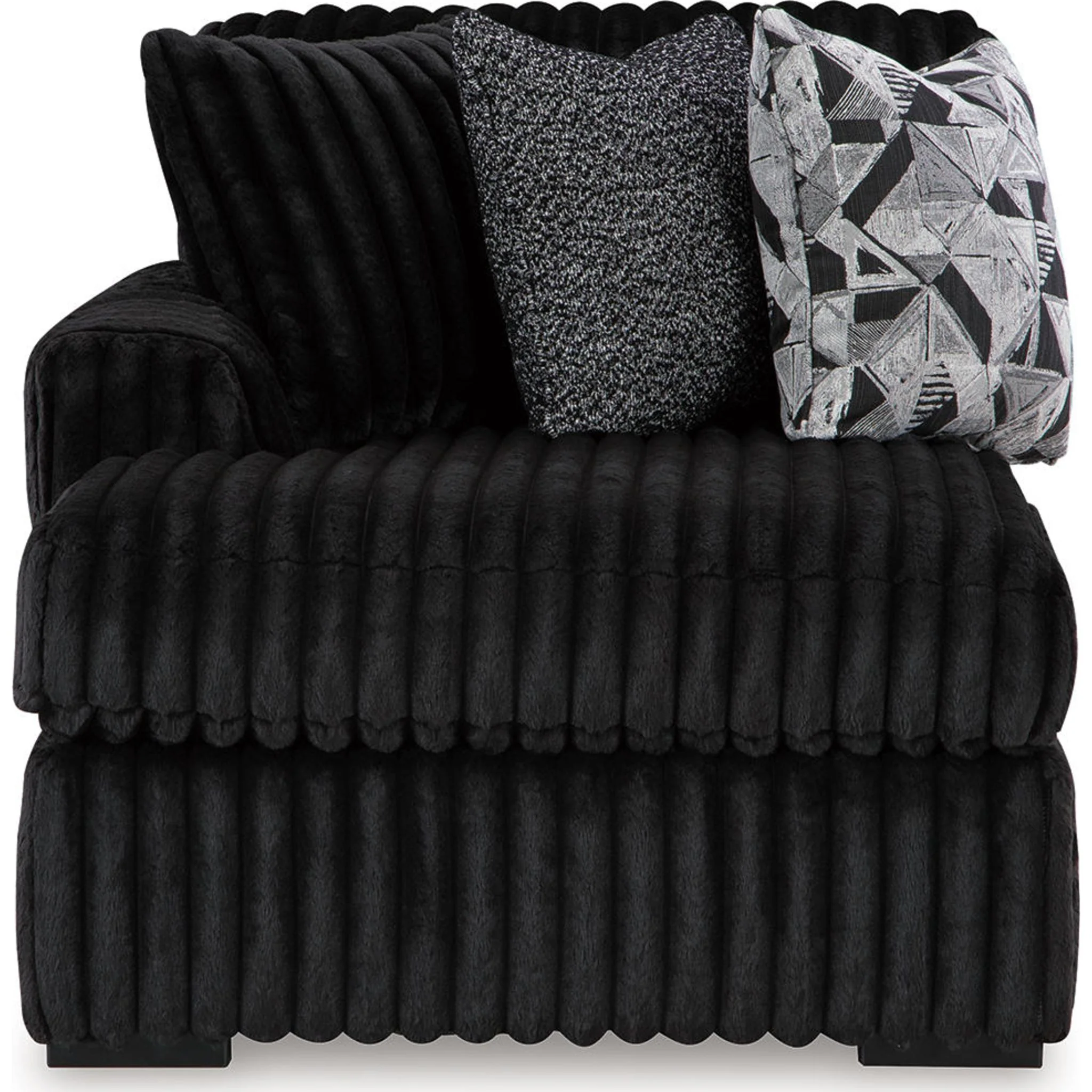 Midnight-Madness 3 Piece Sectional with Chaise - Image 28