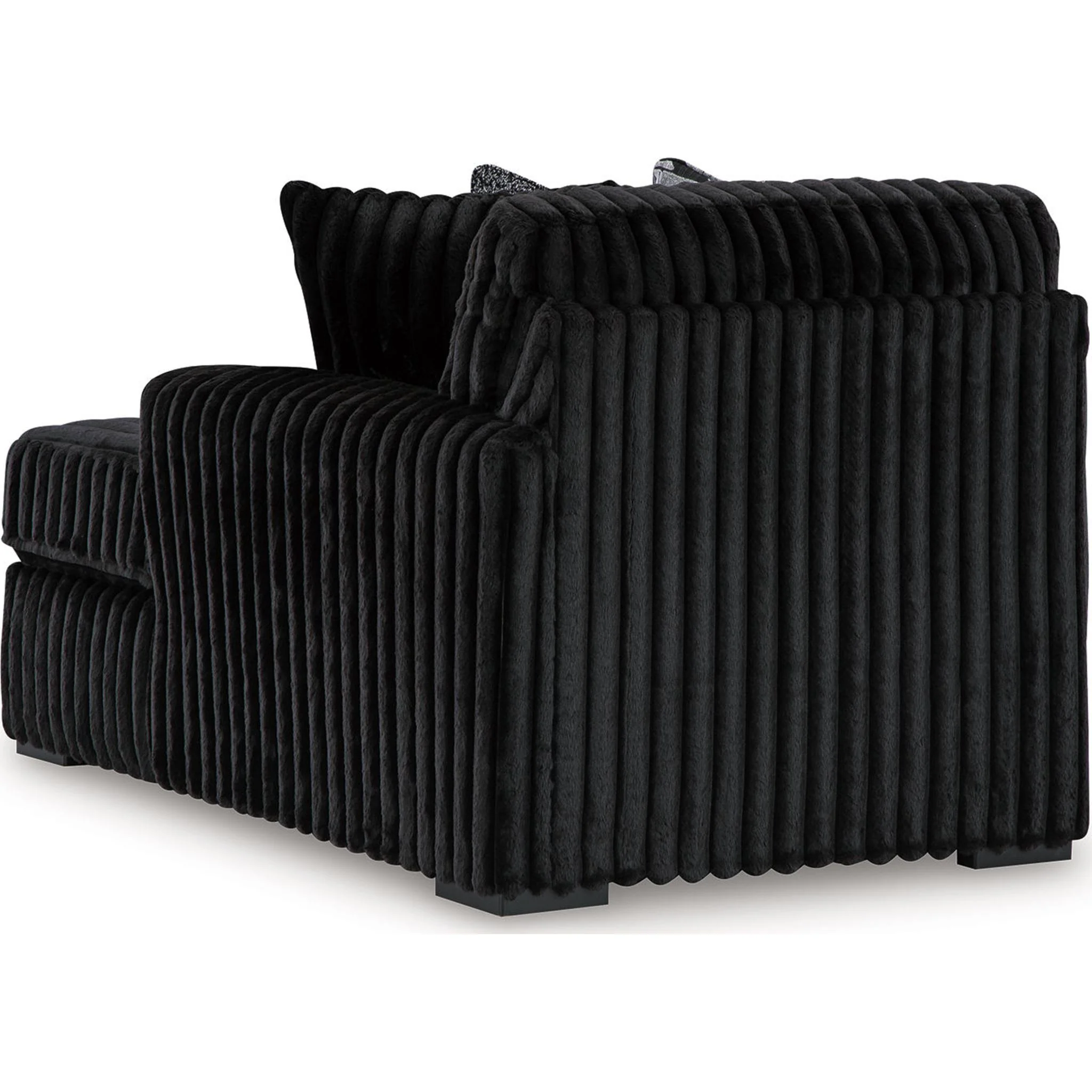 Midnight-Madness 3 Piece Sectional with Chaise - Image 4