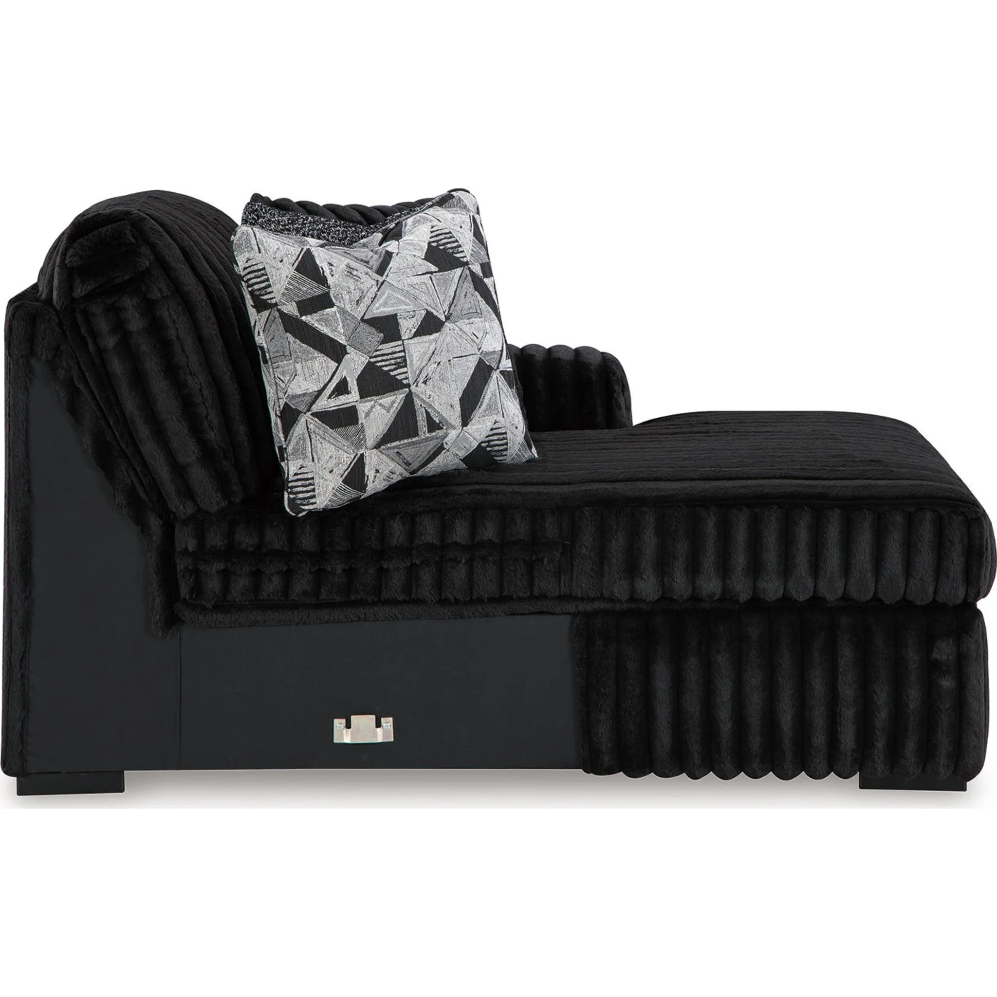 Midnight-Madness 3 Piece Sectional with Chaise - Image 6