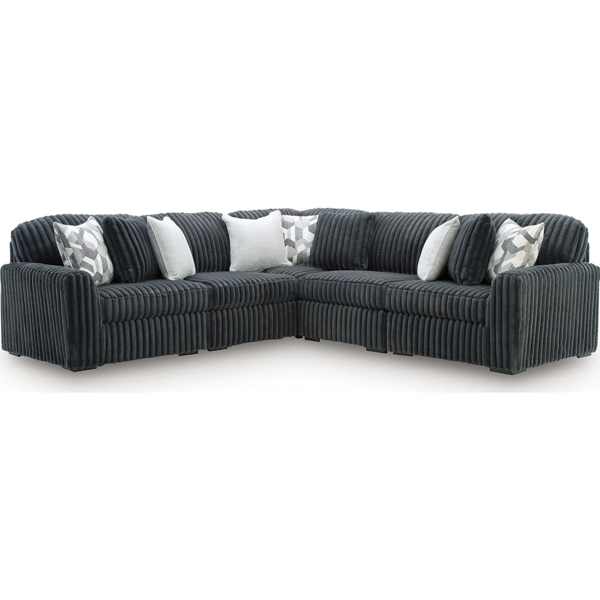 Midnight-Madness 5 Piece Sectional - Image 11