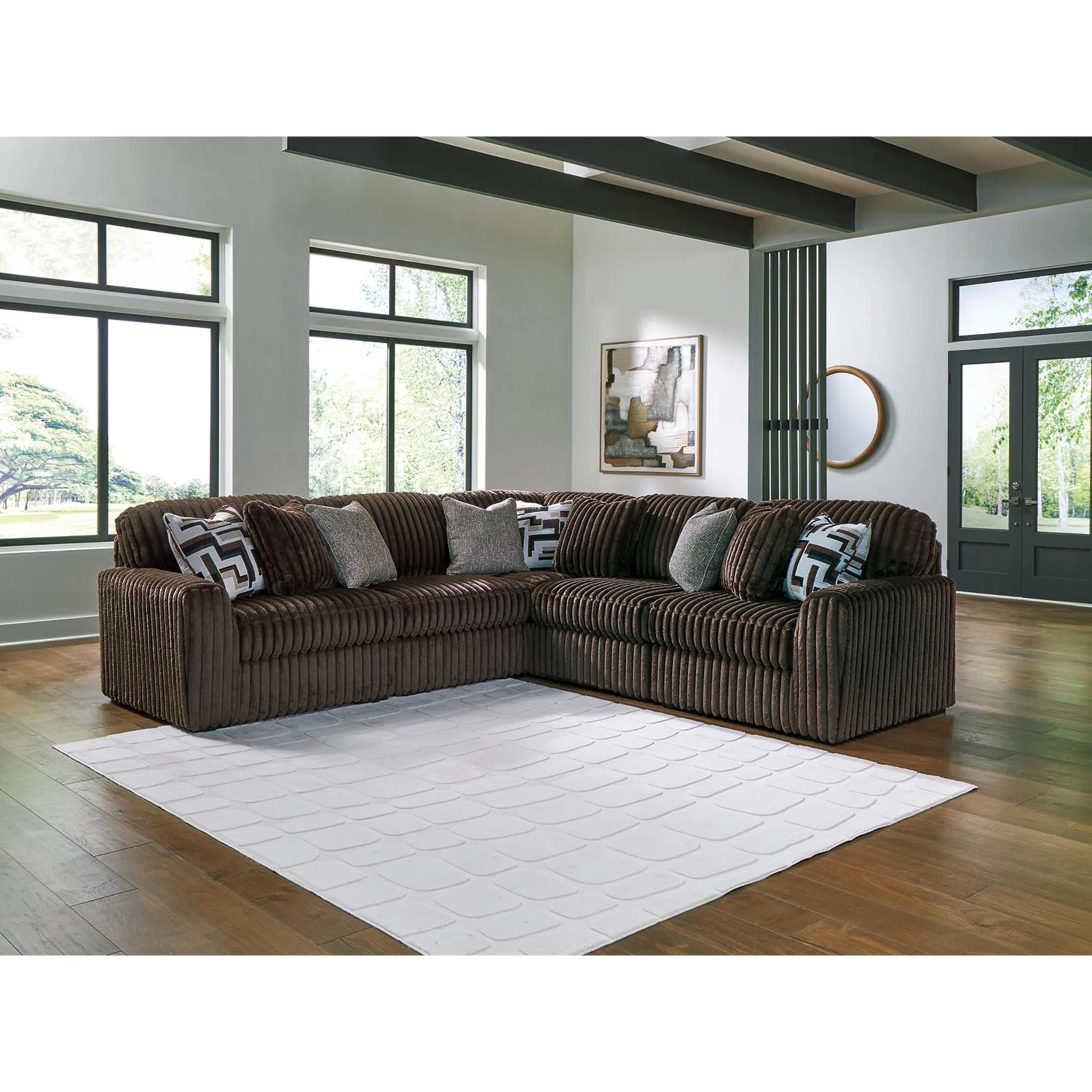 Midnight-Madness 5 Piece Sectional - Image 7