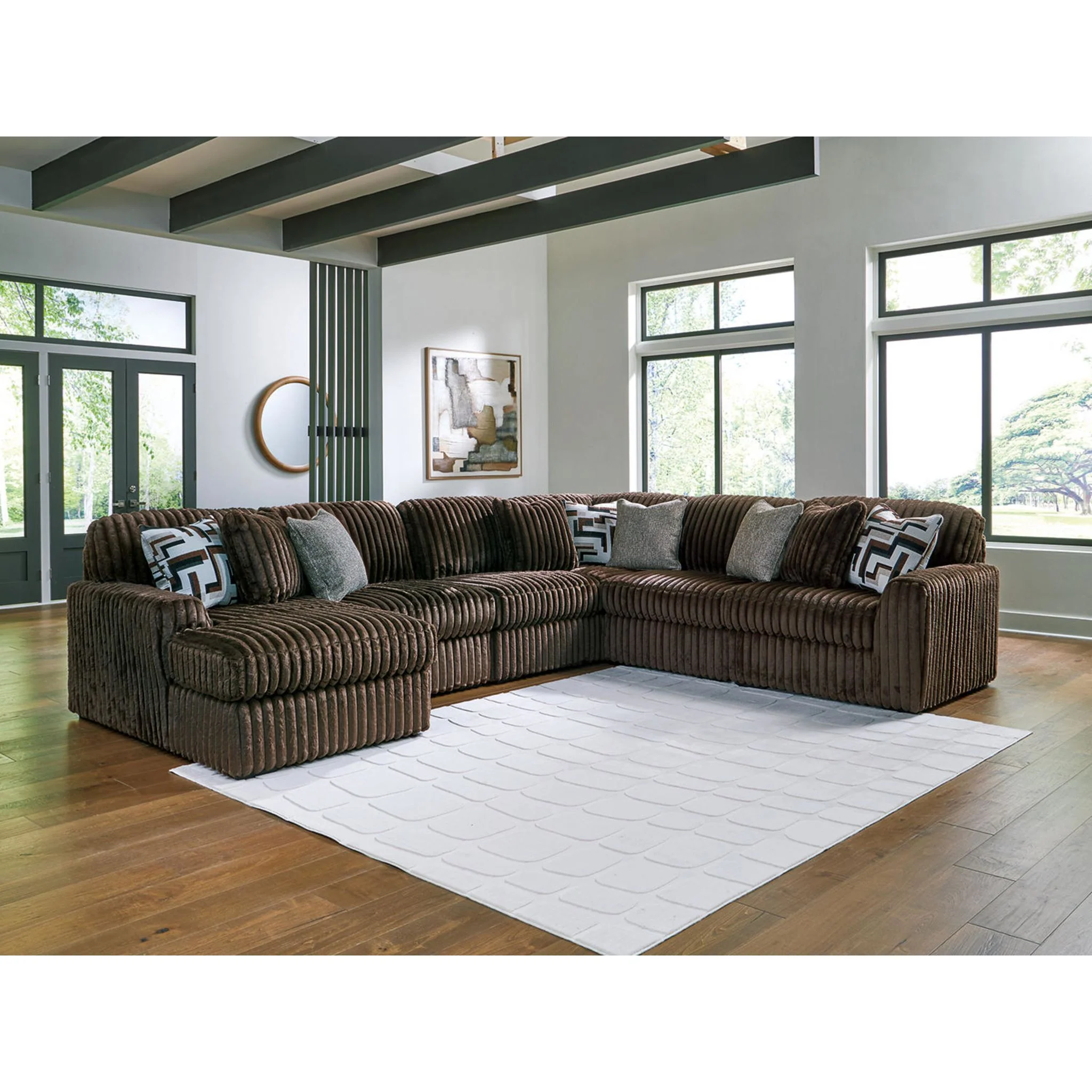 Midnight-Madness 6 Piece Sectional with Chaise - Image 7