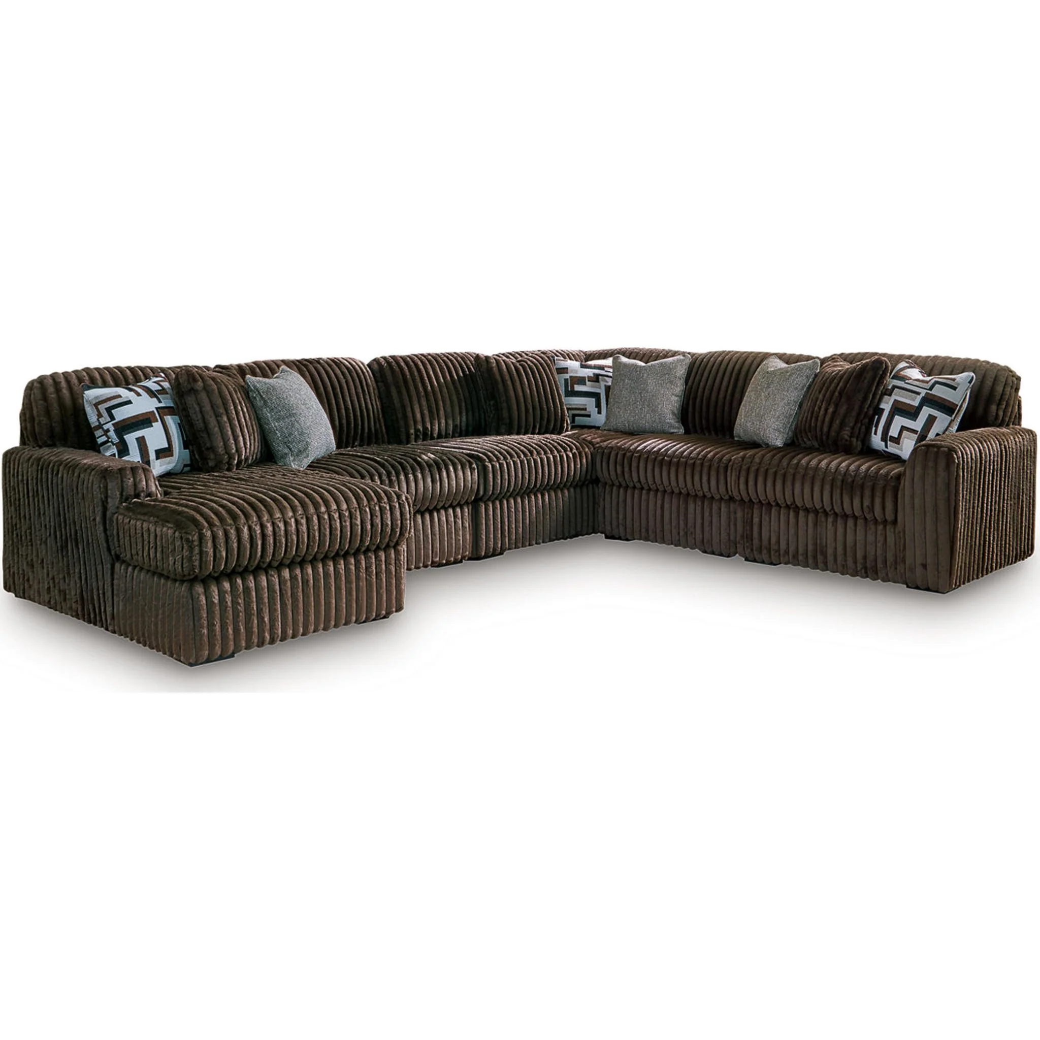 Midnight-Madness 6 Piece Sectional with Chaise - Image 9