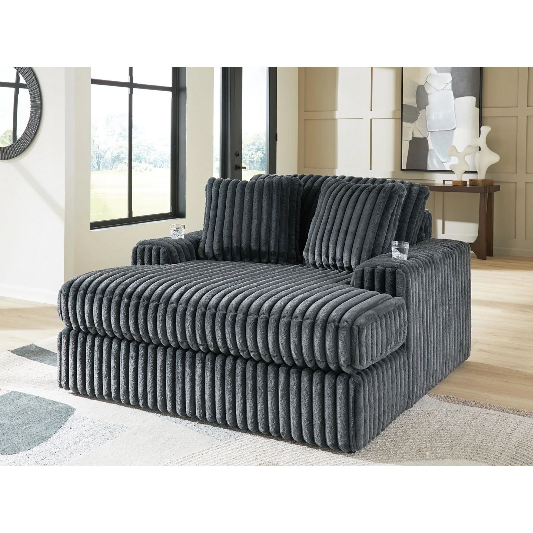 Midnight-Madness Chaise - Gunmetal - Image 2