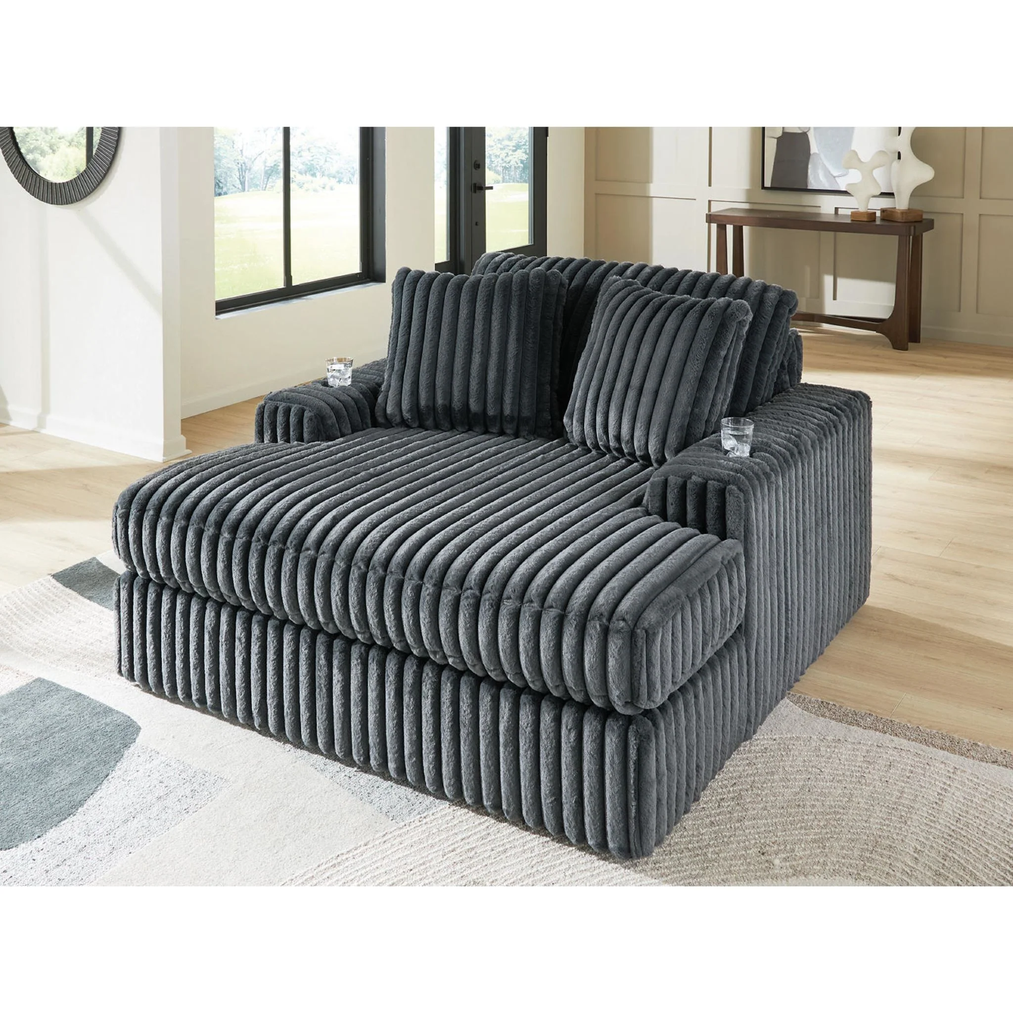 Midnight-Madness Chaise - Gunmetal - Image 3