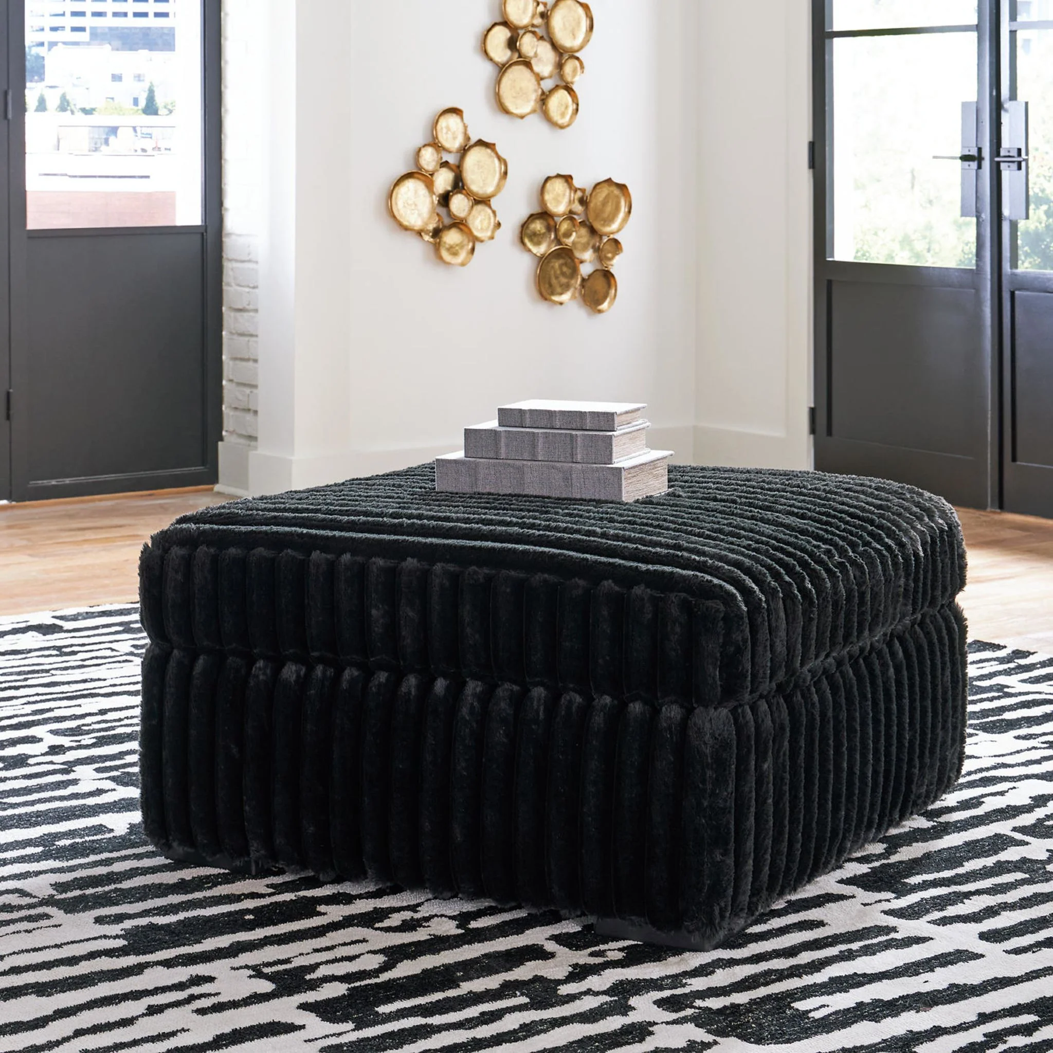 Midnight-Madness Oversized Accent Ottoman - Image 16