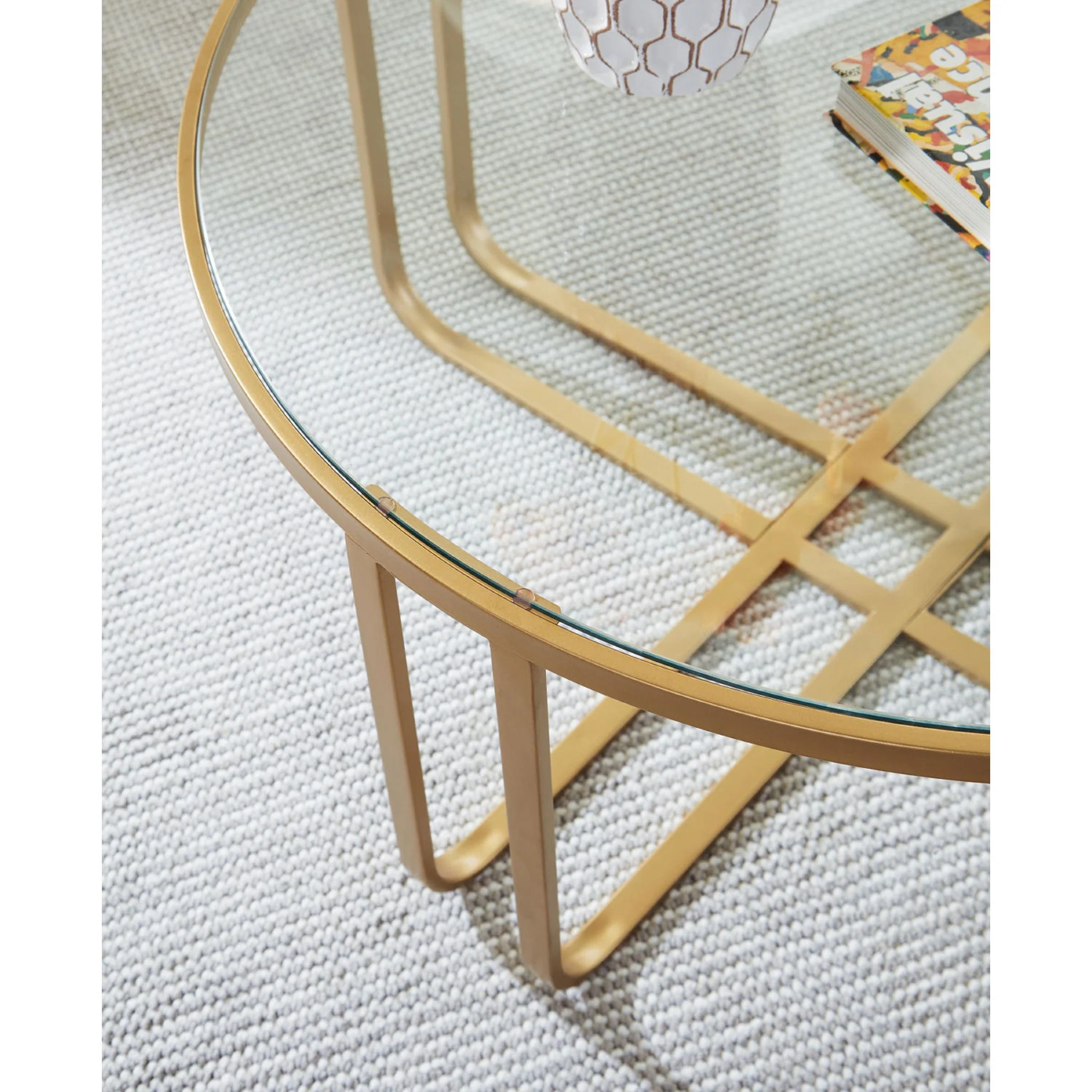 Milloton 3 Pack Tables - Gold - Image 7