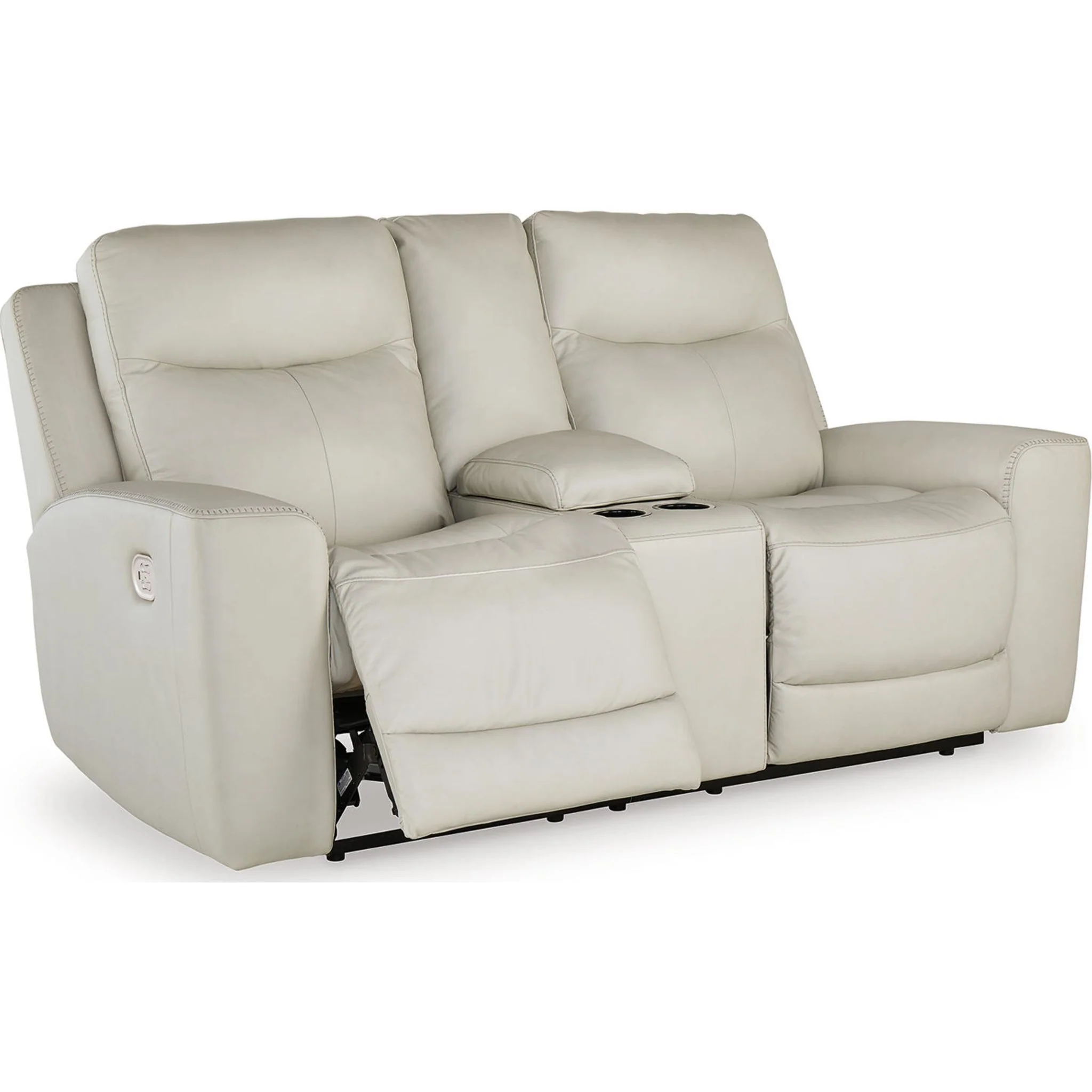 Mindanao Power Reclining Loveseat Console with Headrest - Steel - Image 26
