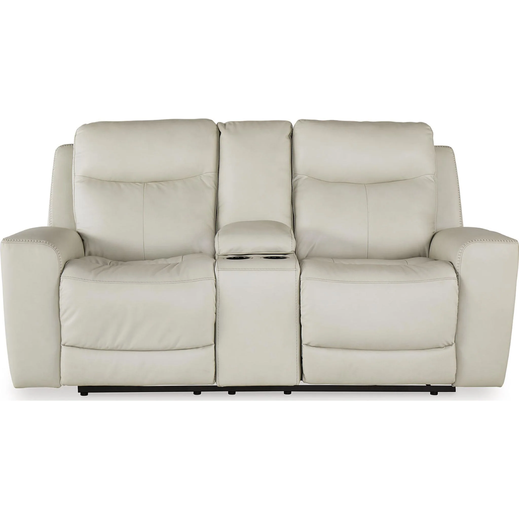 Mindanao Power Reclining Loveseat Console with Headrest - Steel - Image 40