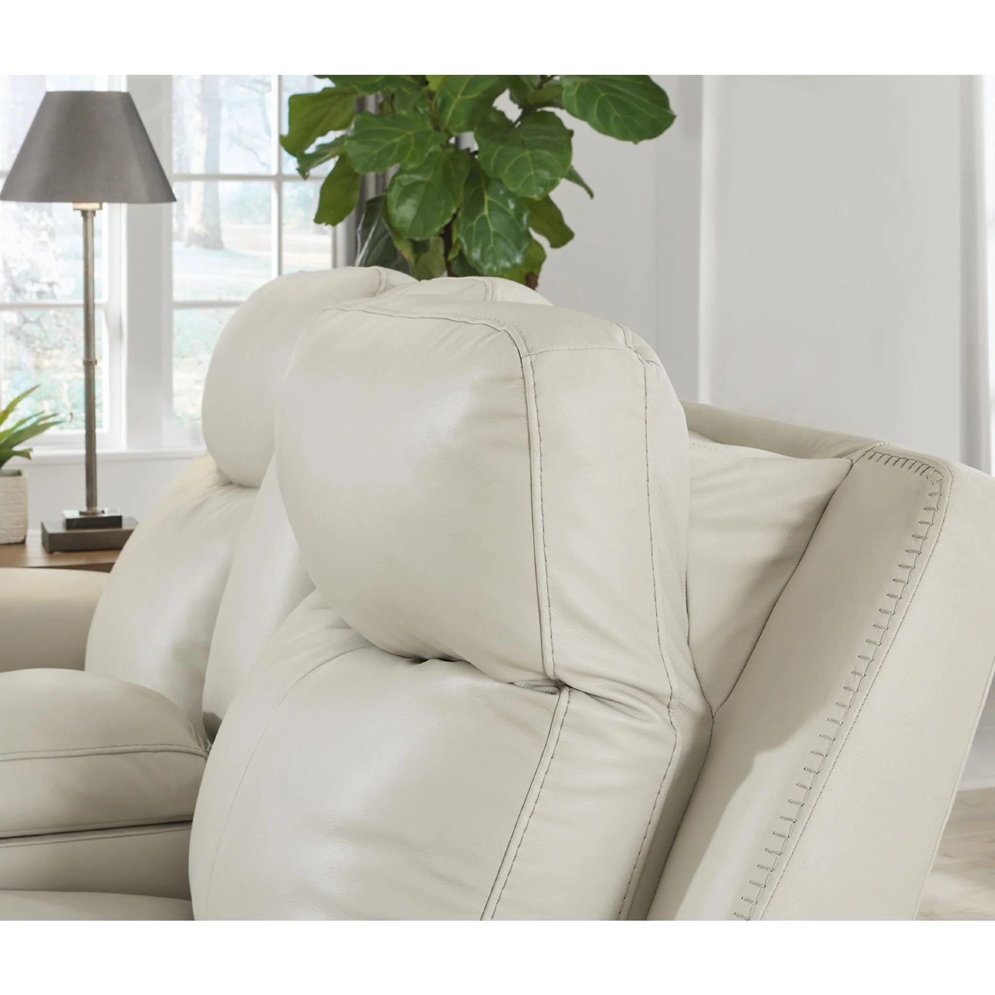 Mindanao Power Reclining Loveseat Console with Headrest - Steel - Image 55