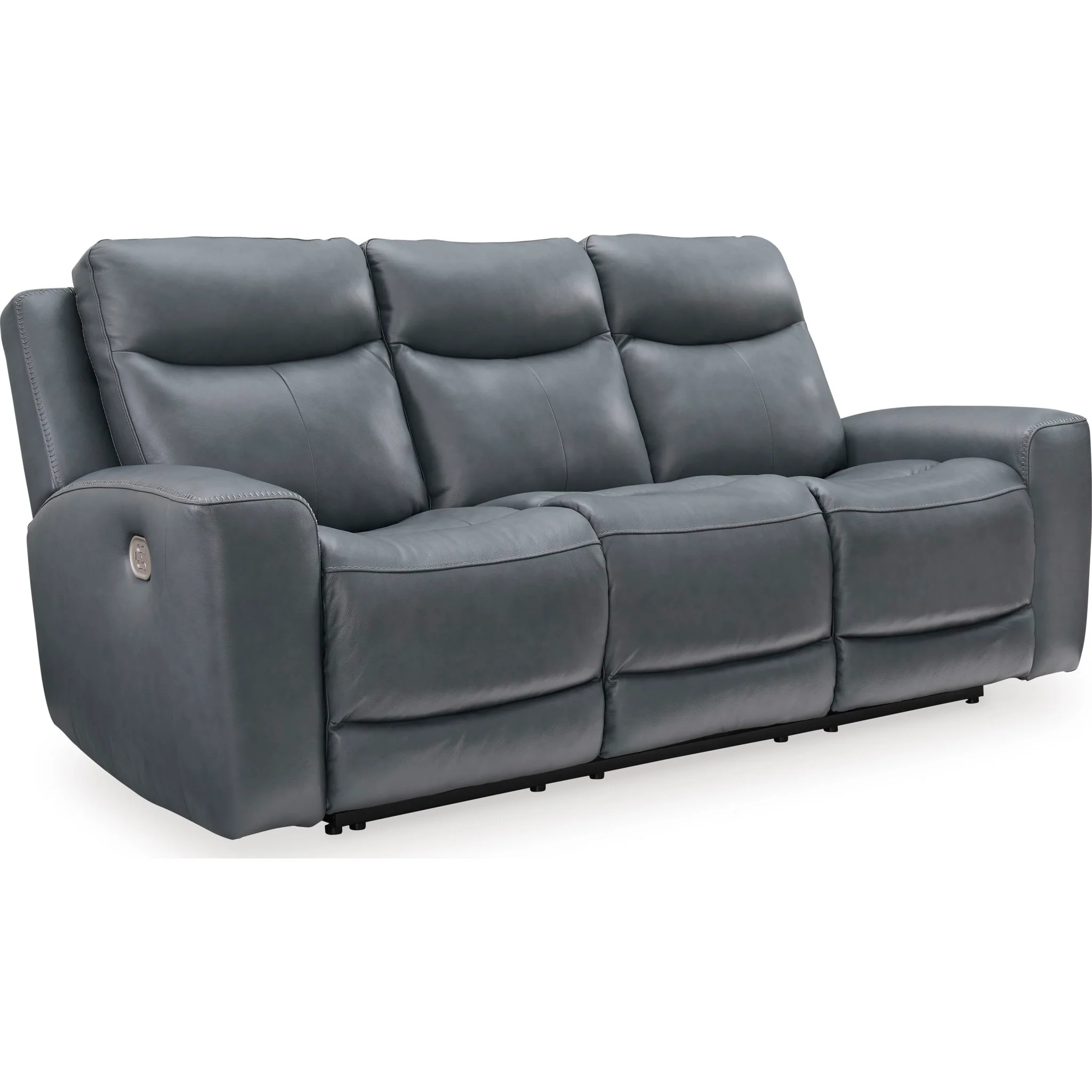 Mindanao Power Reclining Sofa with Headrest - Steel - Image 3