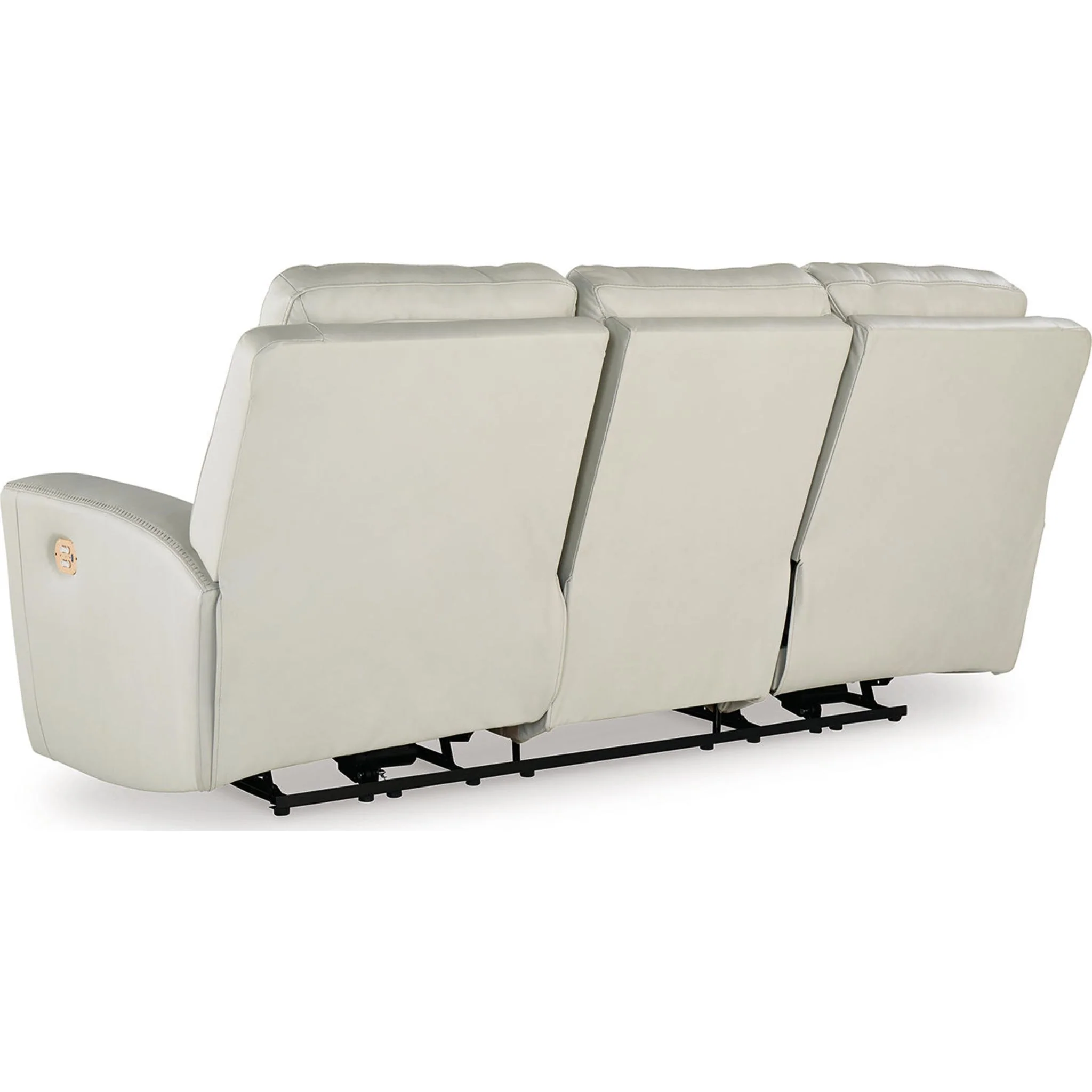 Mindanao Power Reclining Sofa with Headrest - Steel - Image 45