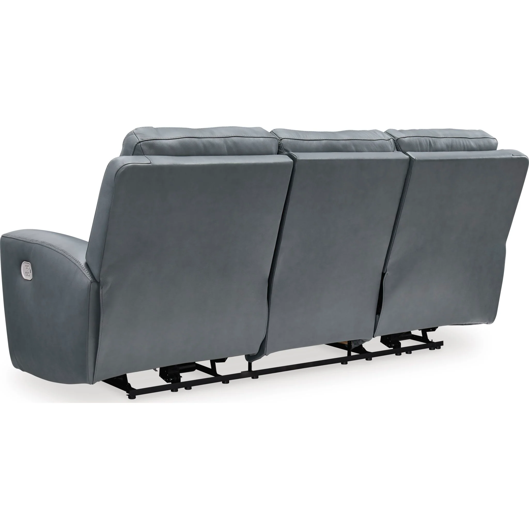 Mindanao Power Reclining Sofa with Headrest - Steel - Image 6