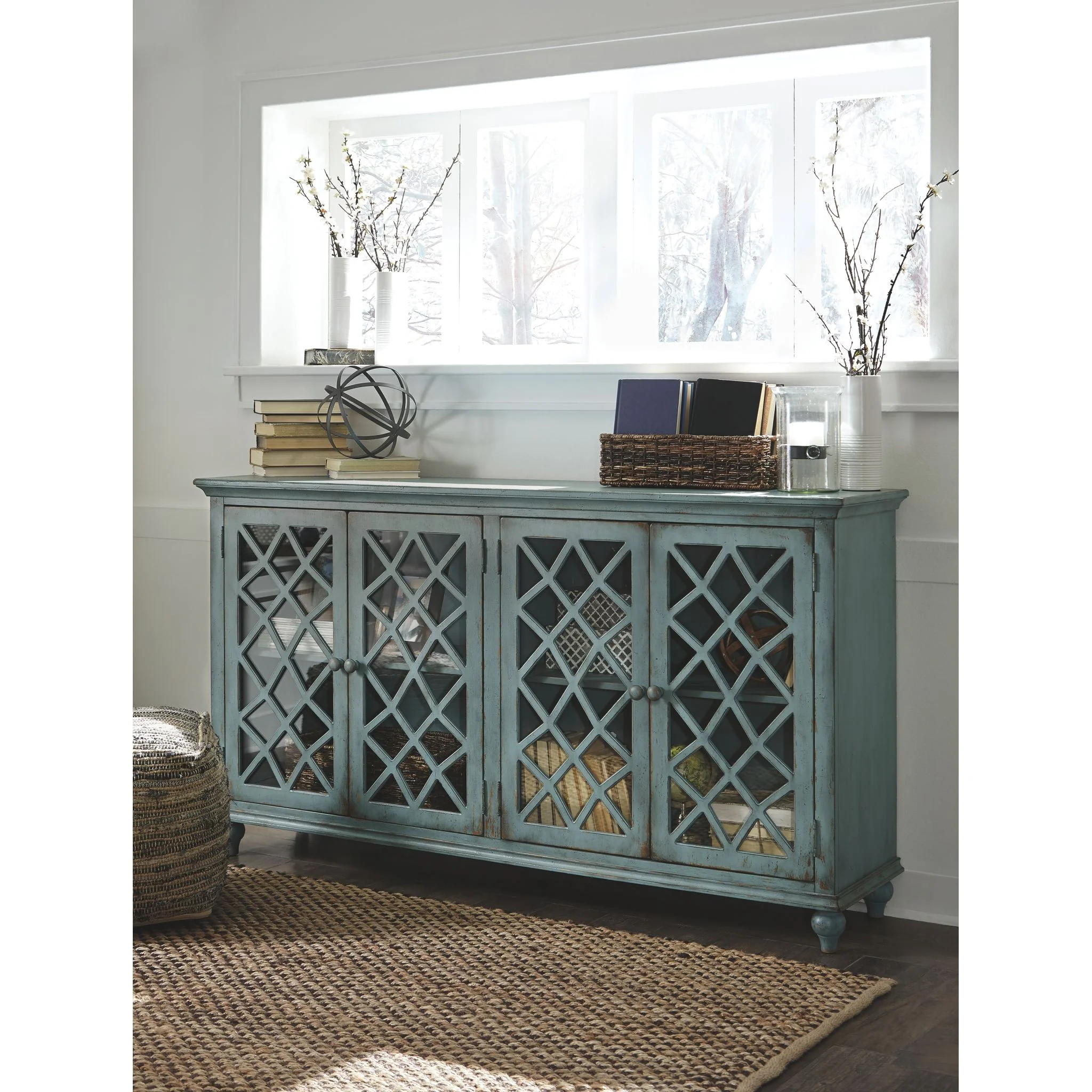 Mirimyn Cabinet - Antique Teal - Image 3