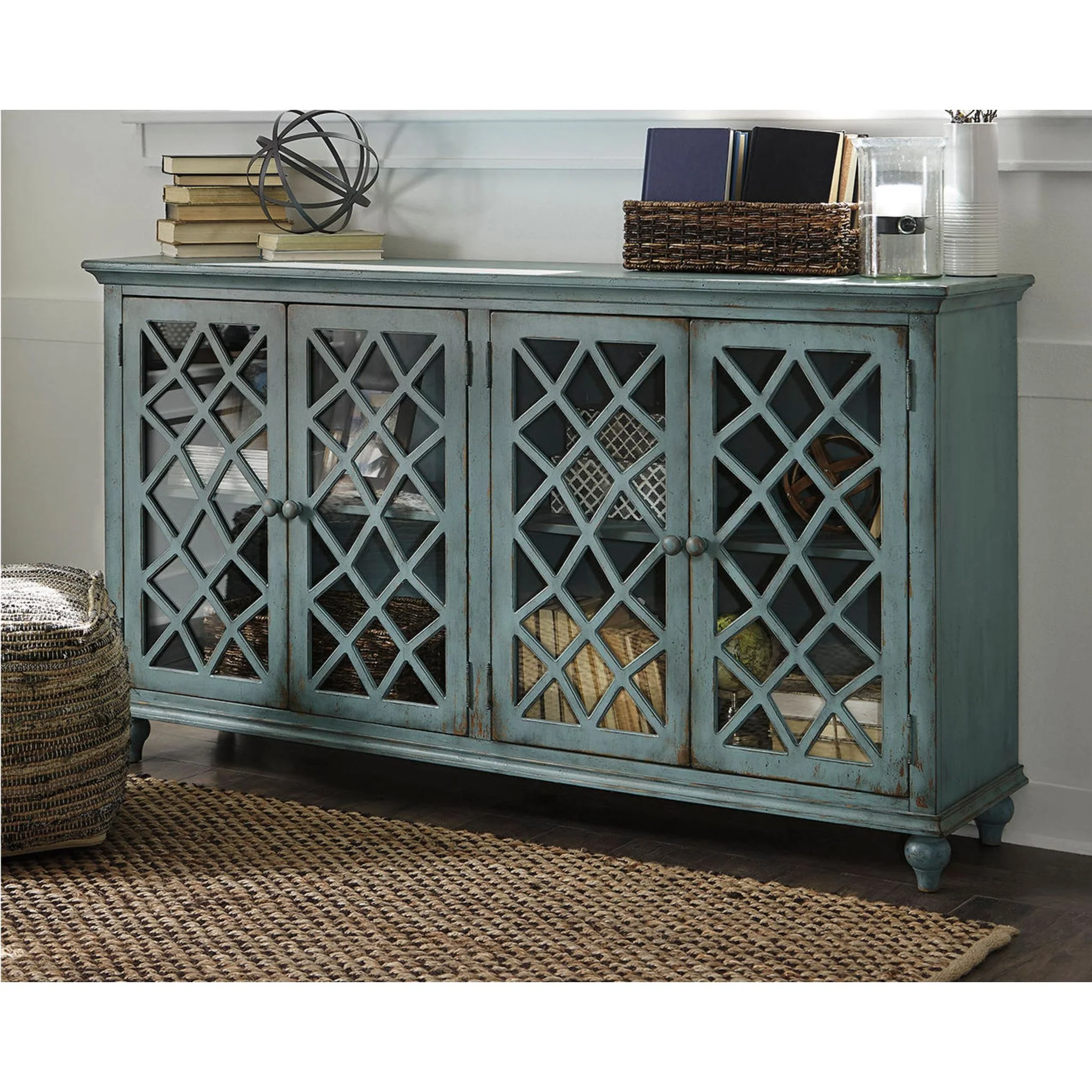 Mirimyn Cabinet - Antique Teal - Image 6