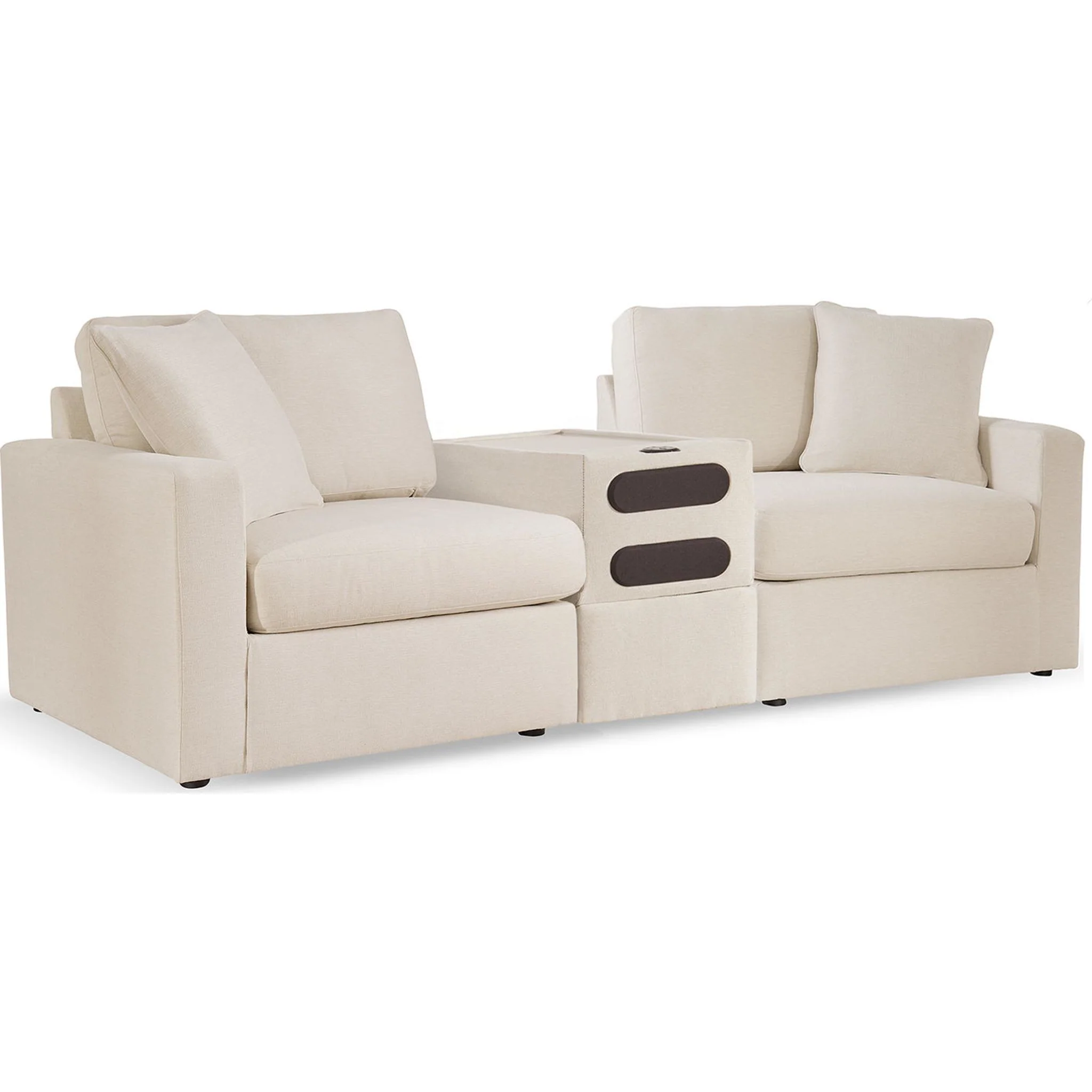 Modmax 3 Piece Modular Sectional with Audio Console - Image 19