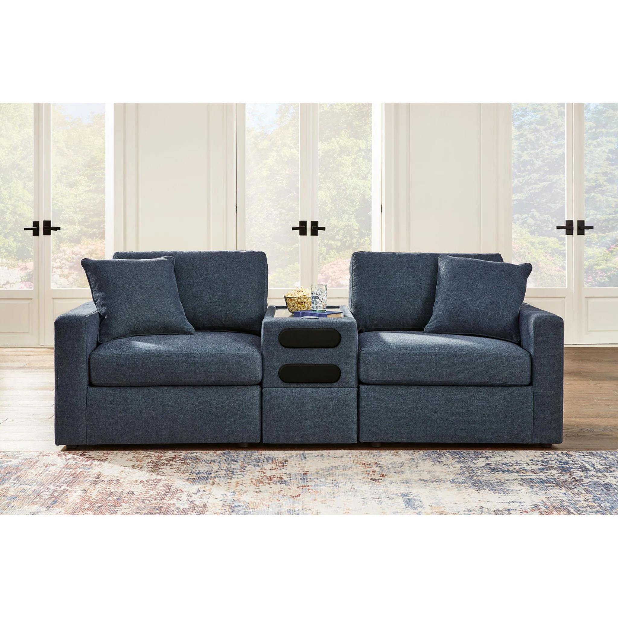 Modmax 3 Piece Modular Sectional with Audio Console - Image 50