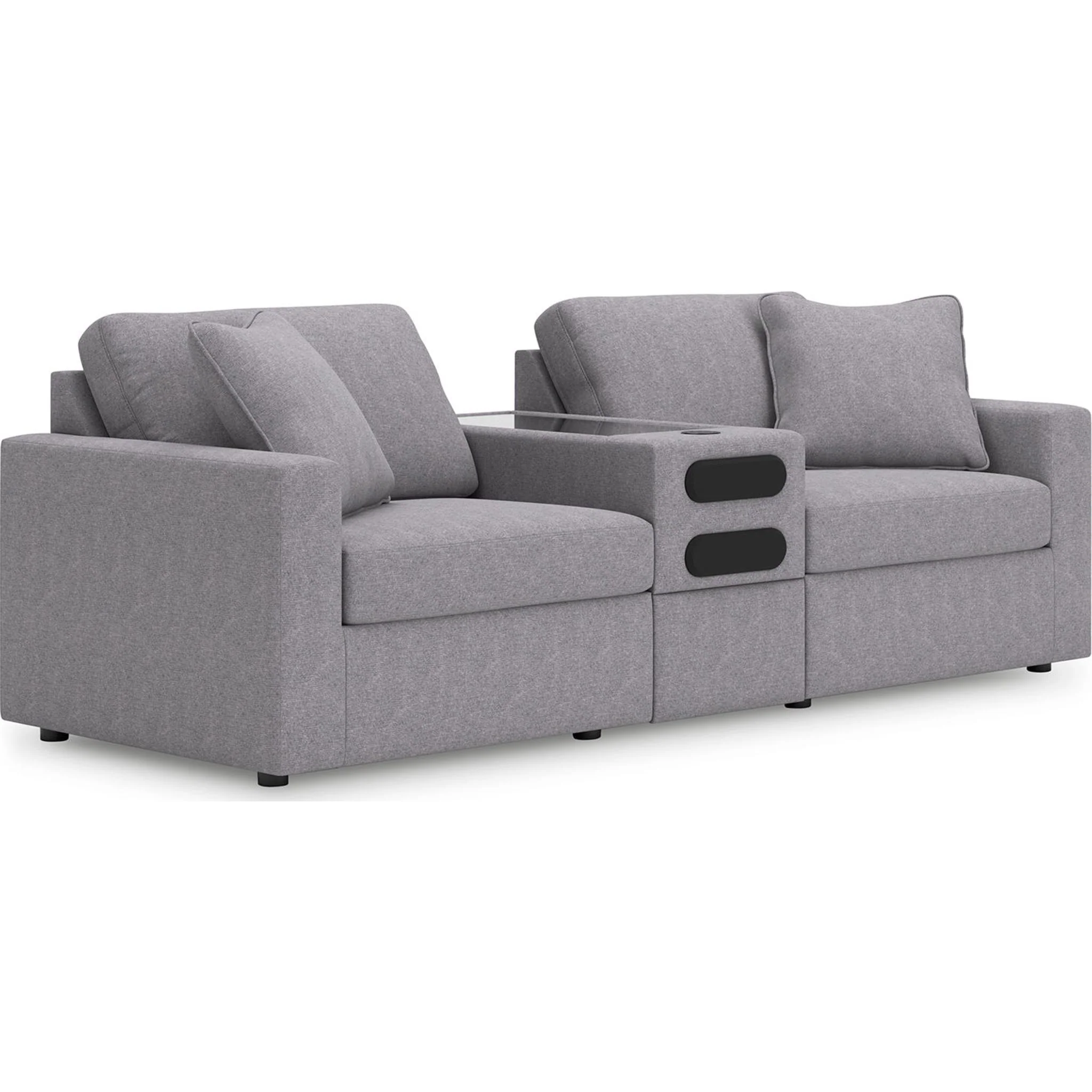 Modmax 3 Piece Modular Sectional with Audio Console - Image 58