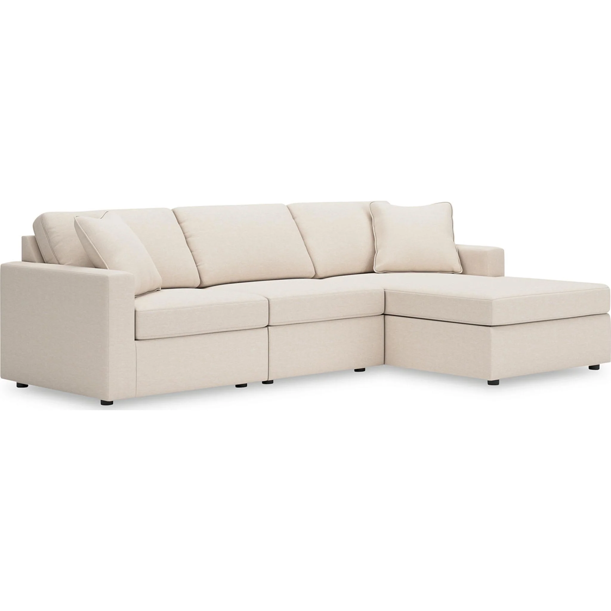 Modmax 3 Piece Modular Sectional with Chaise - Image 56