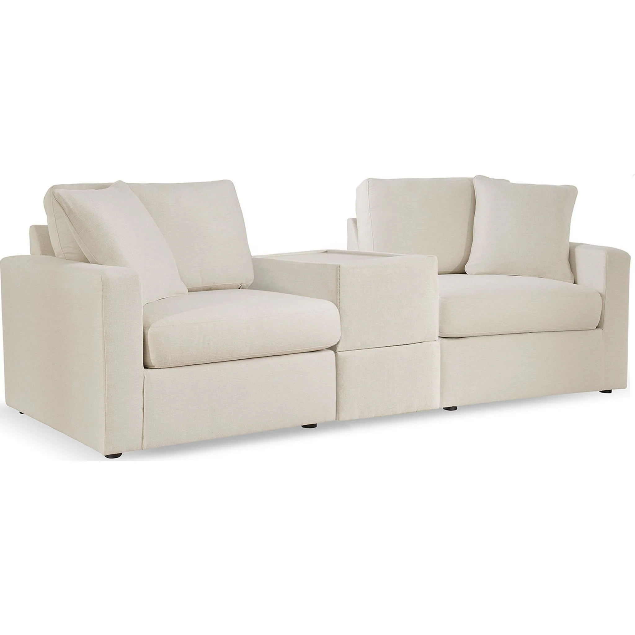 Modmax 3 Piece Modular Sectional with Console - Image 18