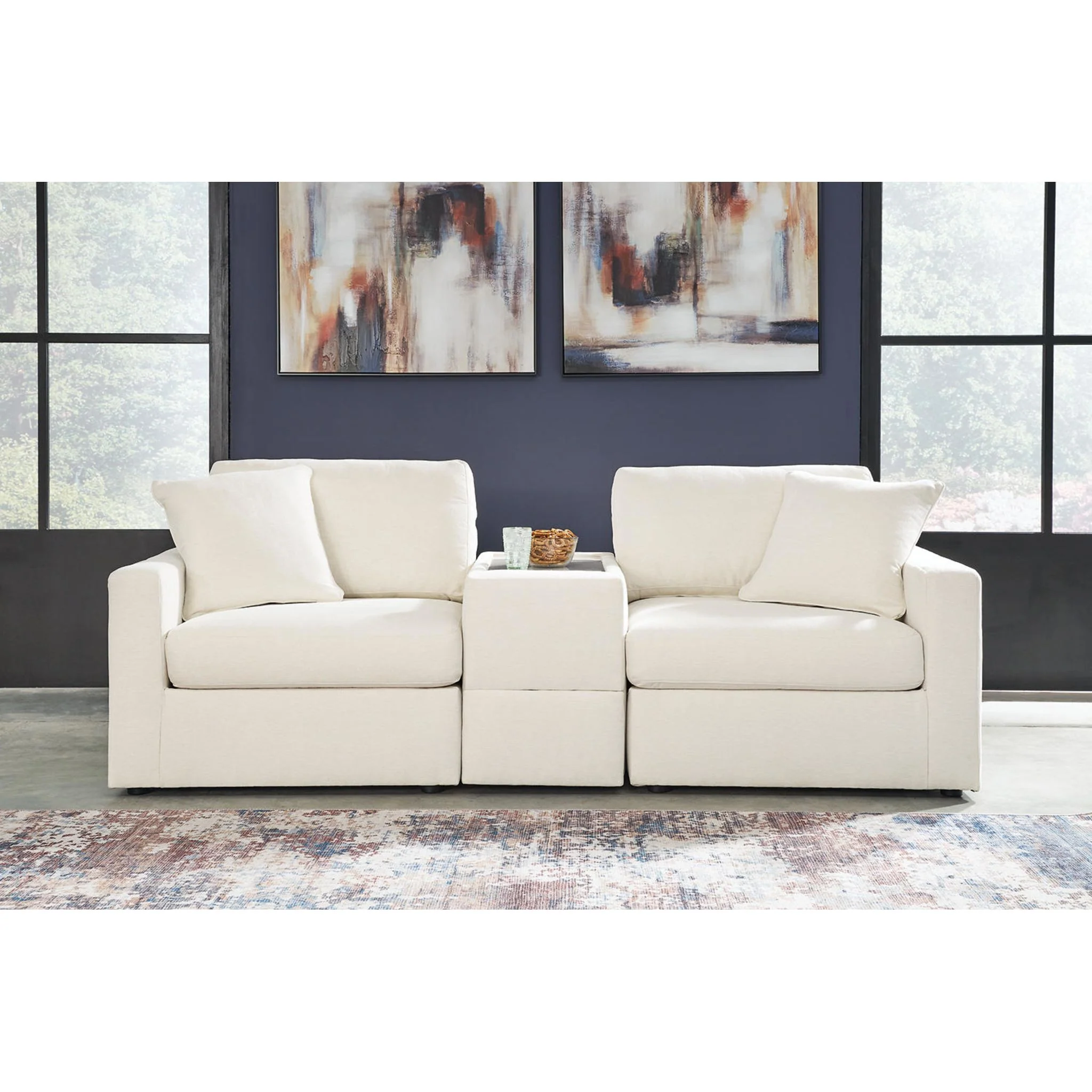Modmax 3 Piece Modular Sectional with Console - Image 24
