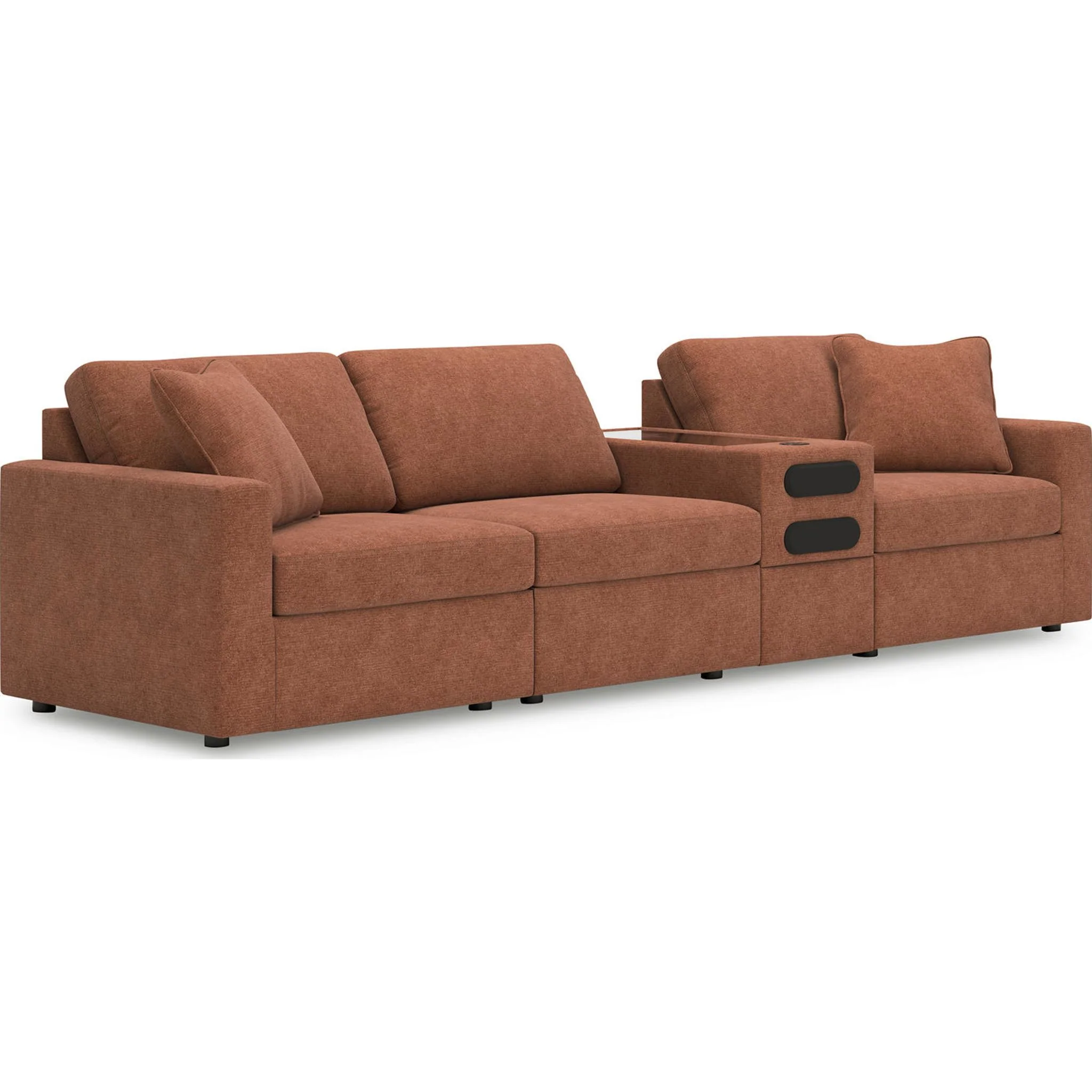 Modmax 4 Piece Modular Sectional with Audio Console - Image 7