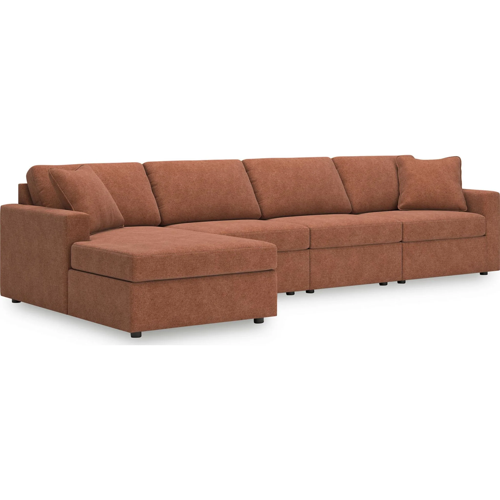 Modmax 4 Piece Modular Sectional with Chaise - Image 11