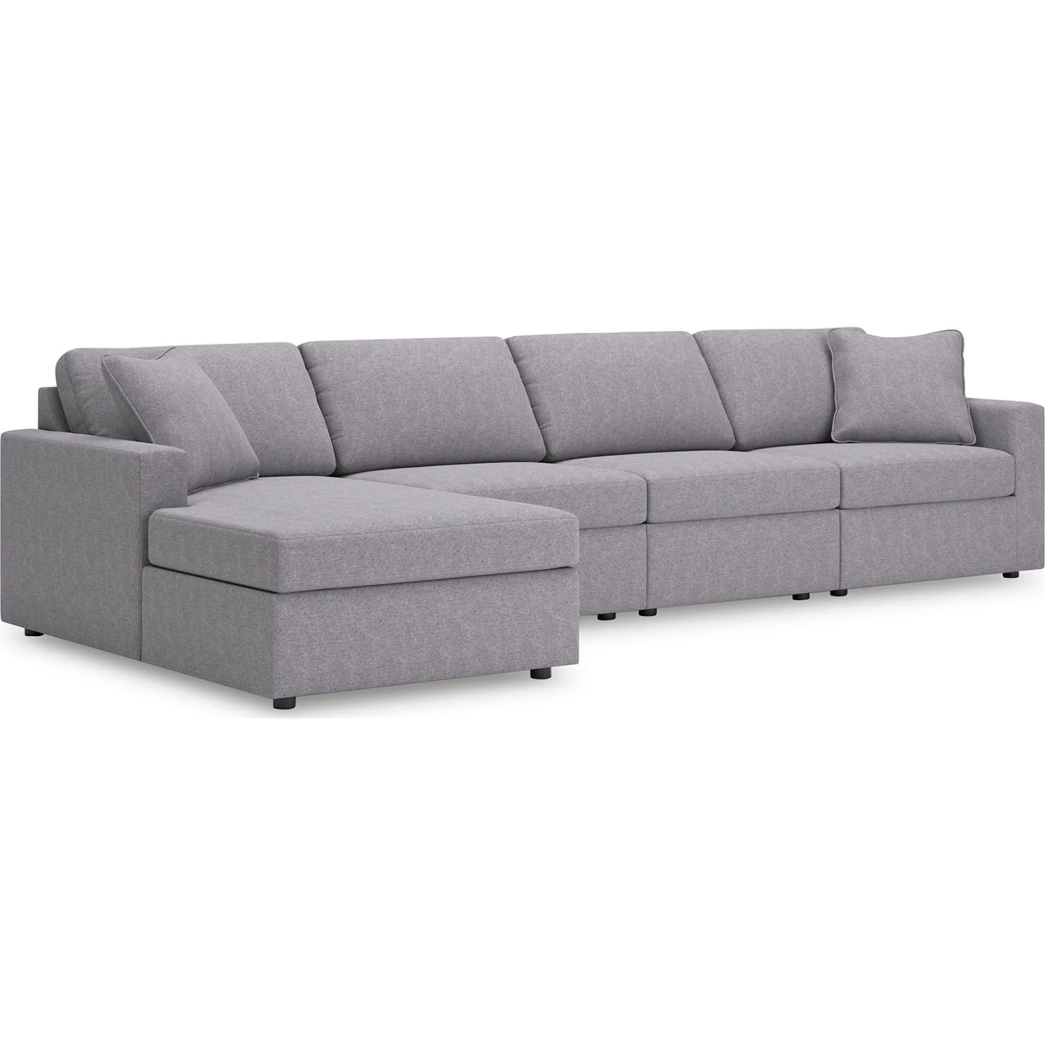 Modmax 4 Piece Modular Sectional with Chaise - Image 57