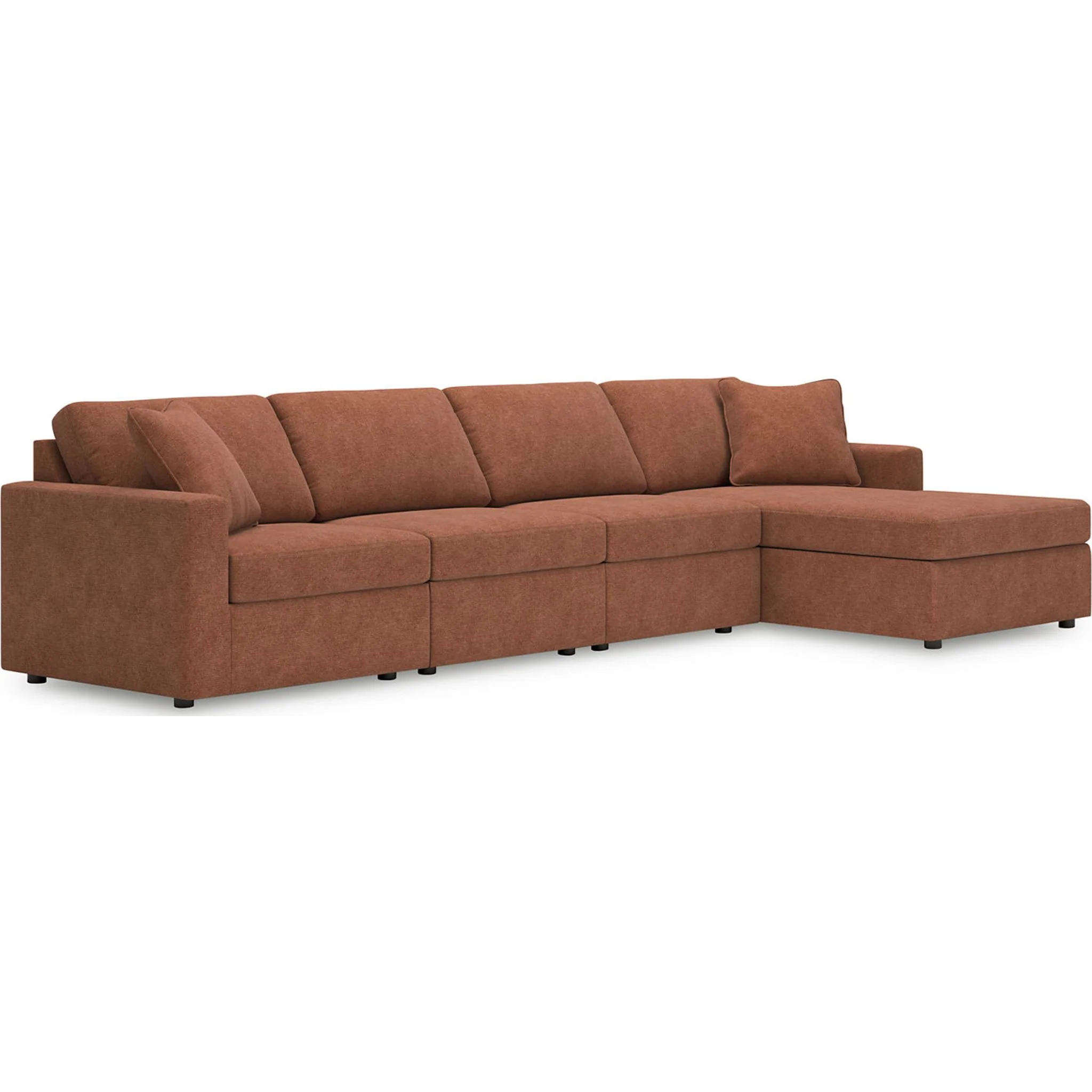 Modmax 4 Piece Modular Sectional with Chaise - Image 6