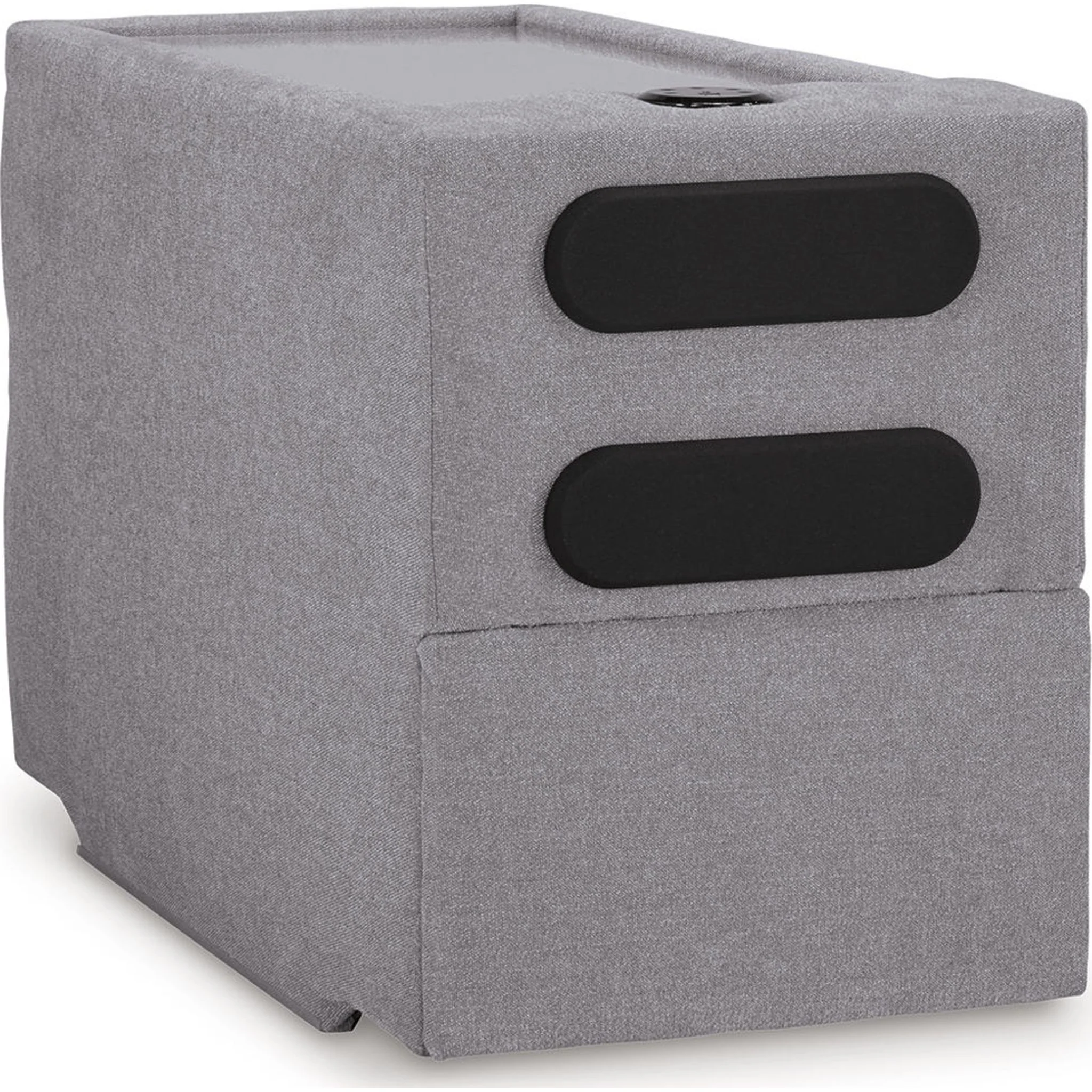 Modmax 4 Piece Modular Sectional with Chaise and Audio Console - Image 38