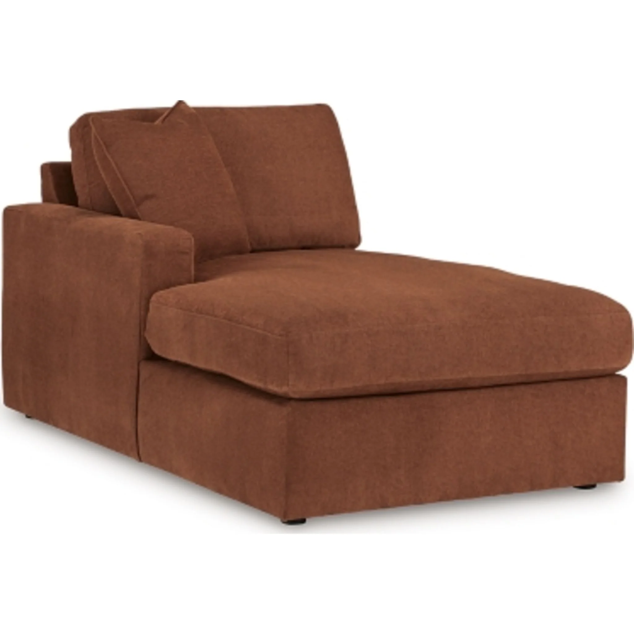 Modmax 4 Piece Modular Sectional with Chaise and Storage Console - Image 13