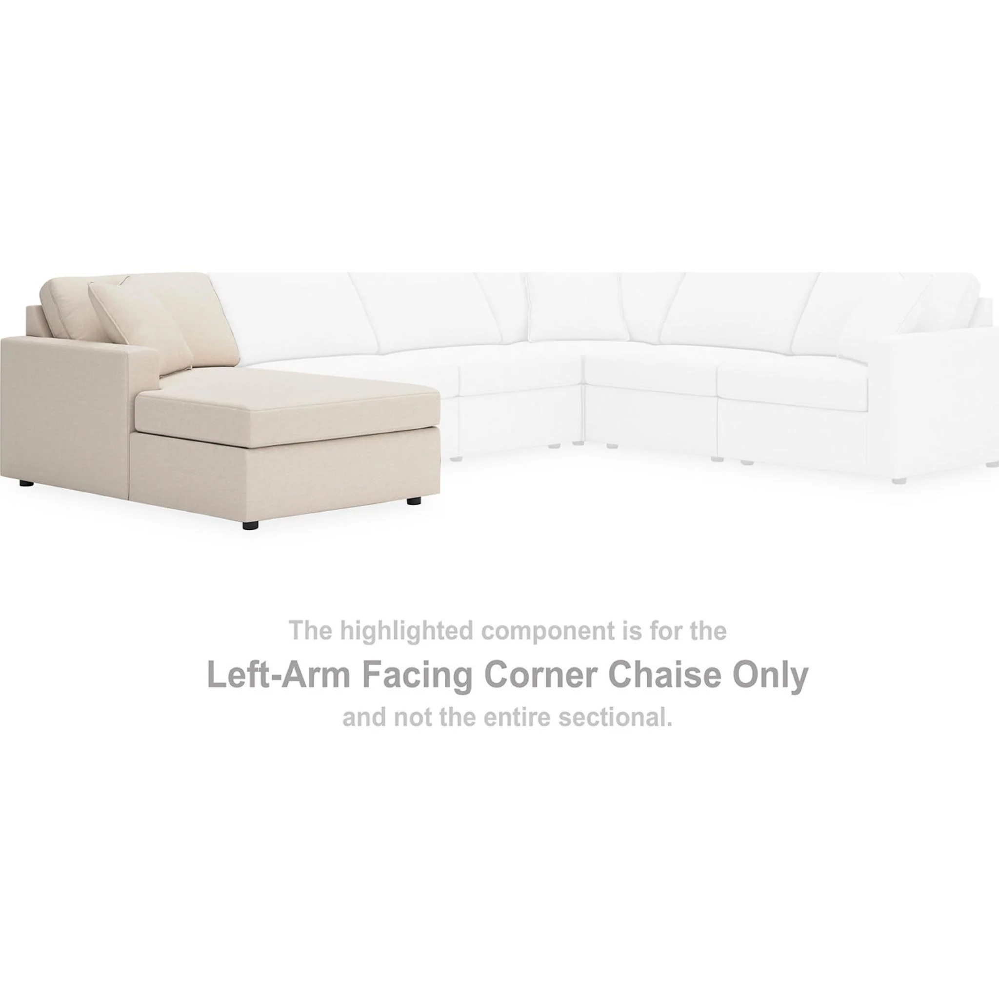Modmax 4 Piece Modular Sectional with Double Chaise - Image 4