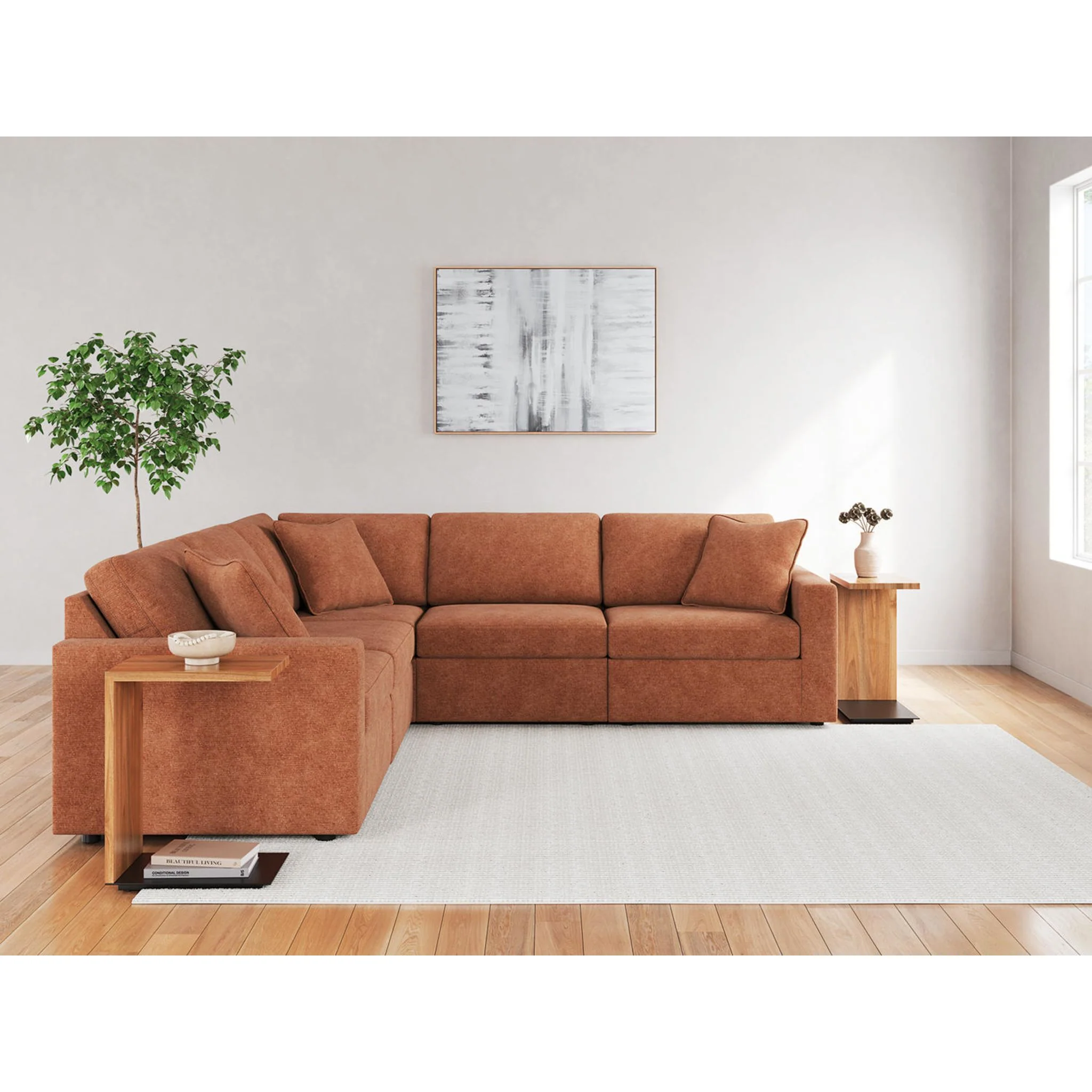Modmax 5 Piece Modular Sectional - Image 16