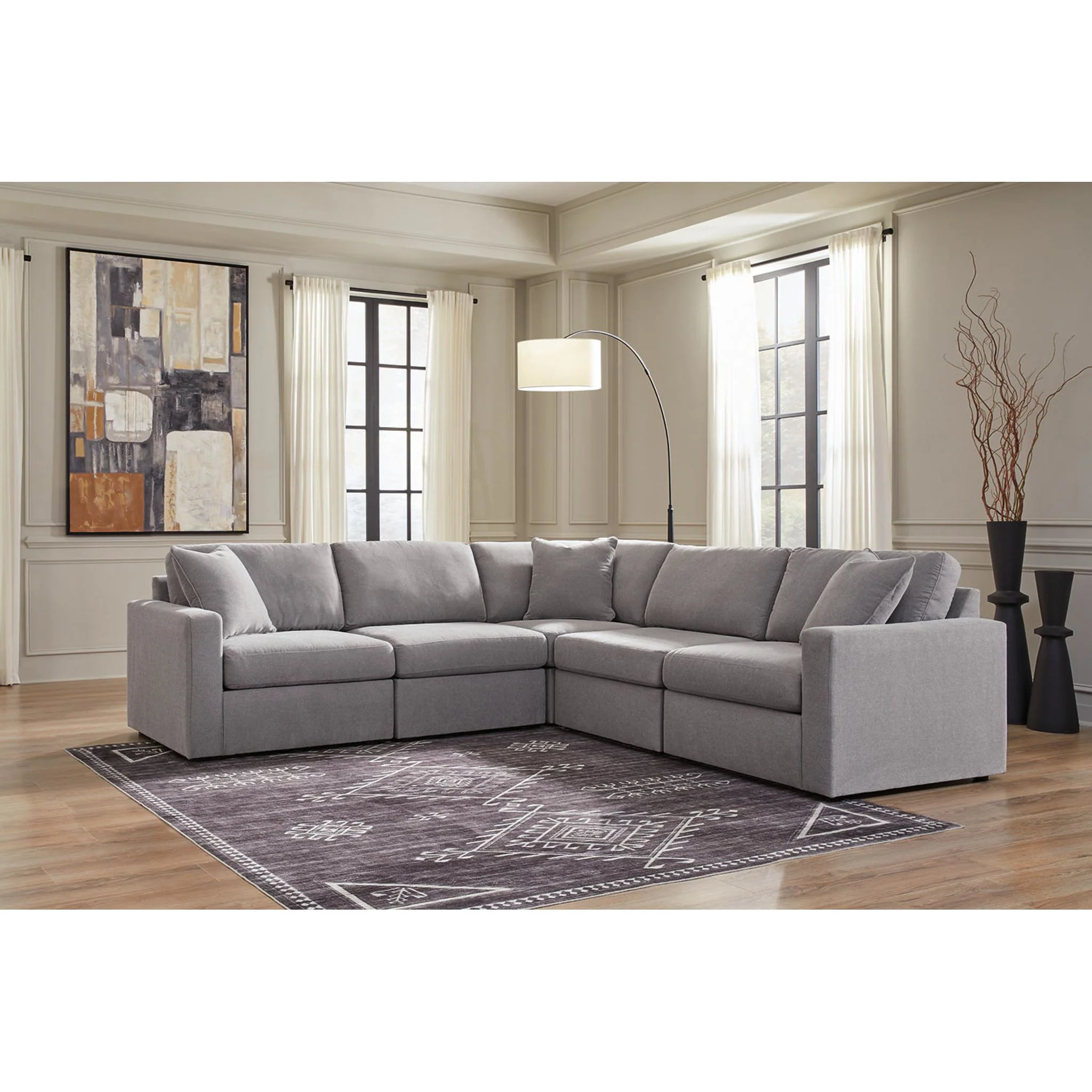Modmax 5 Piece Modular Sectional - Image 26