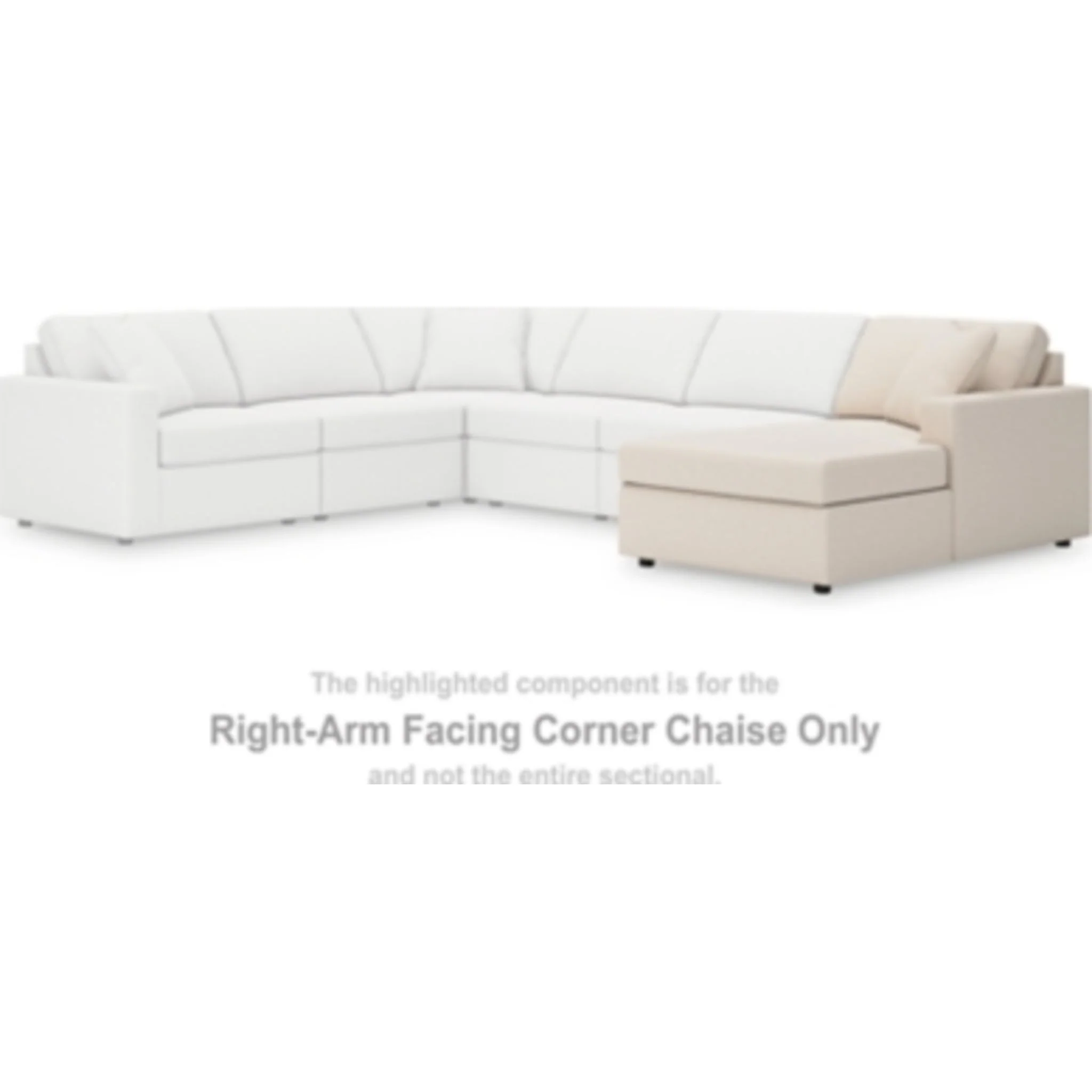 Modmax 5 Piece Modular Sectional Double Chaise with Audio Consoles - Image 19