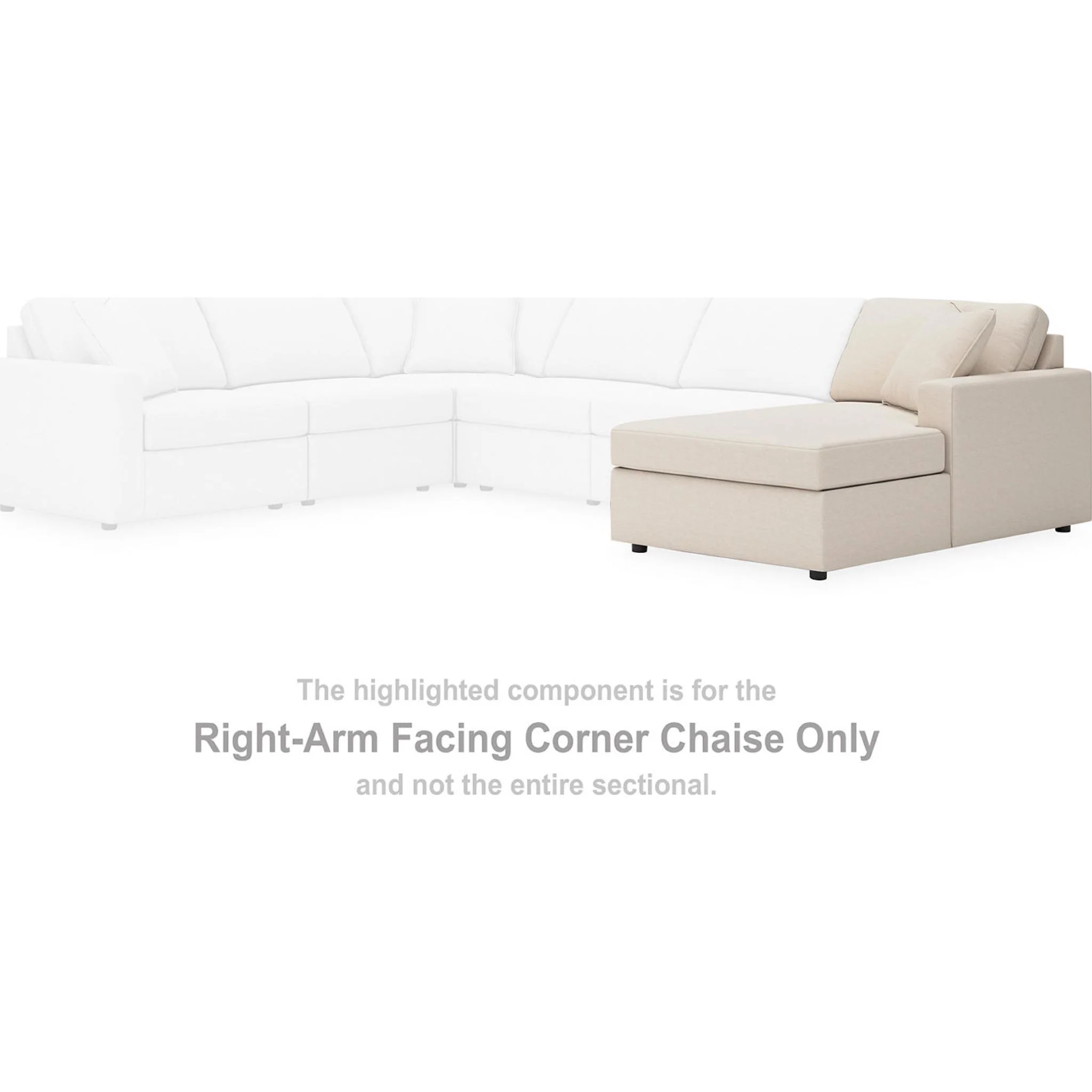 Modmax 5 Piece Modular Sectional Double Chaise with Audio Consoles - Image 20