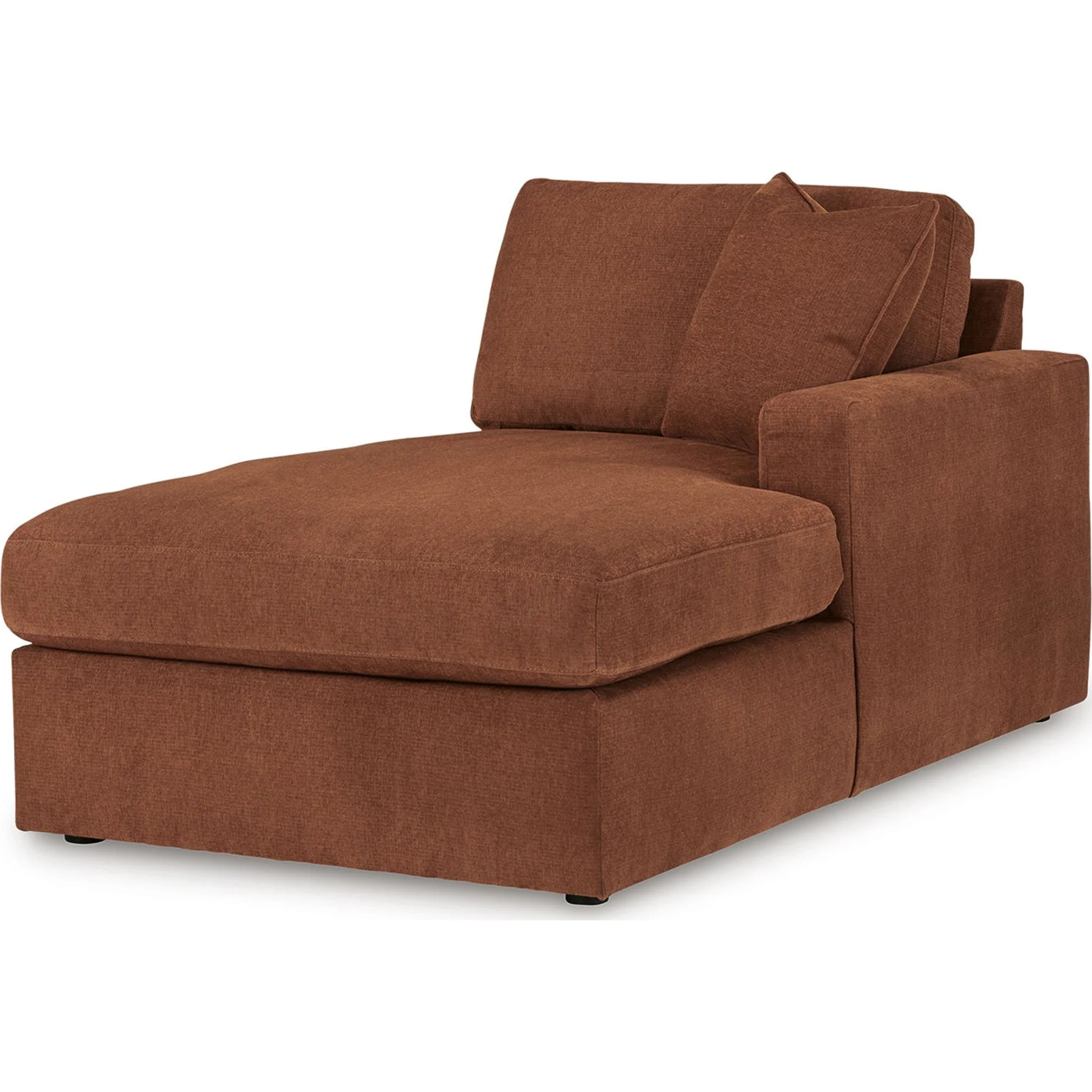 Modmax 5 Piece Modular Sectional Double Chaise with Storage Consoles - Image 29