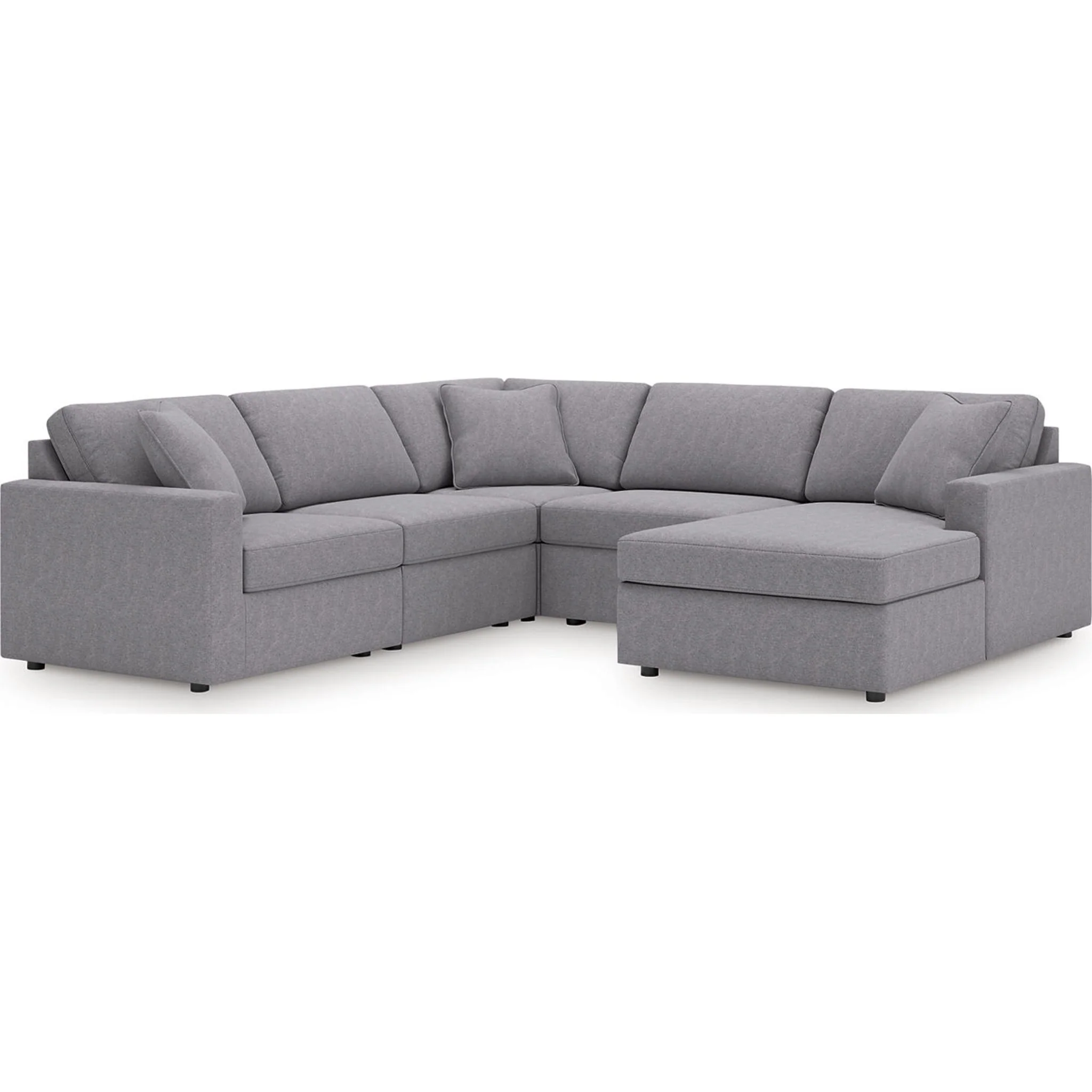 Modmax 5 Piece Modular Sectional with Chaise - Image 2