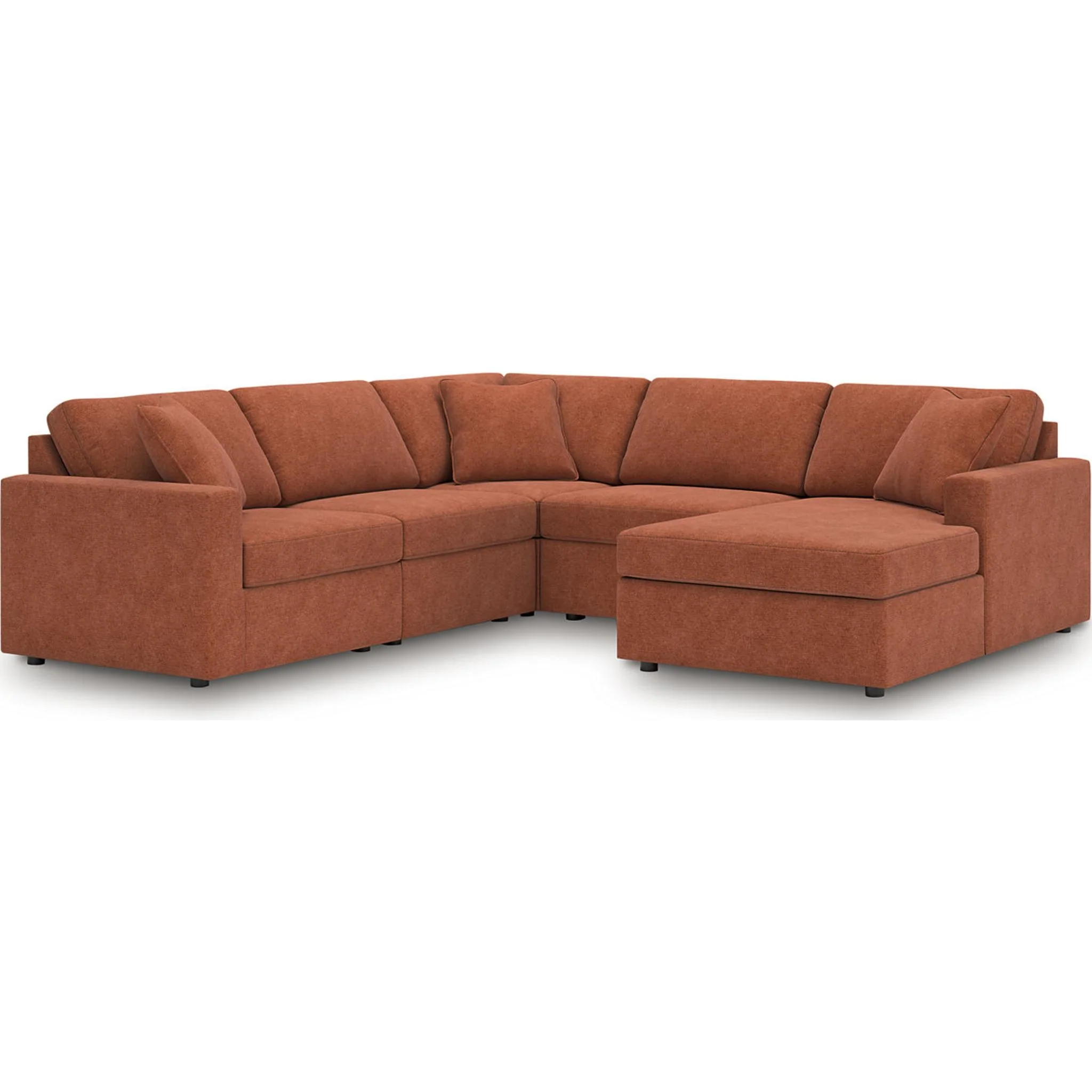 Modmax 5 Piece Modular Sectional with Chaise - Image 20
