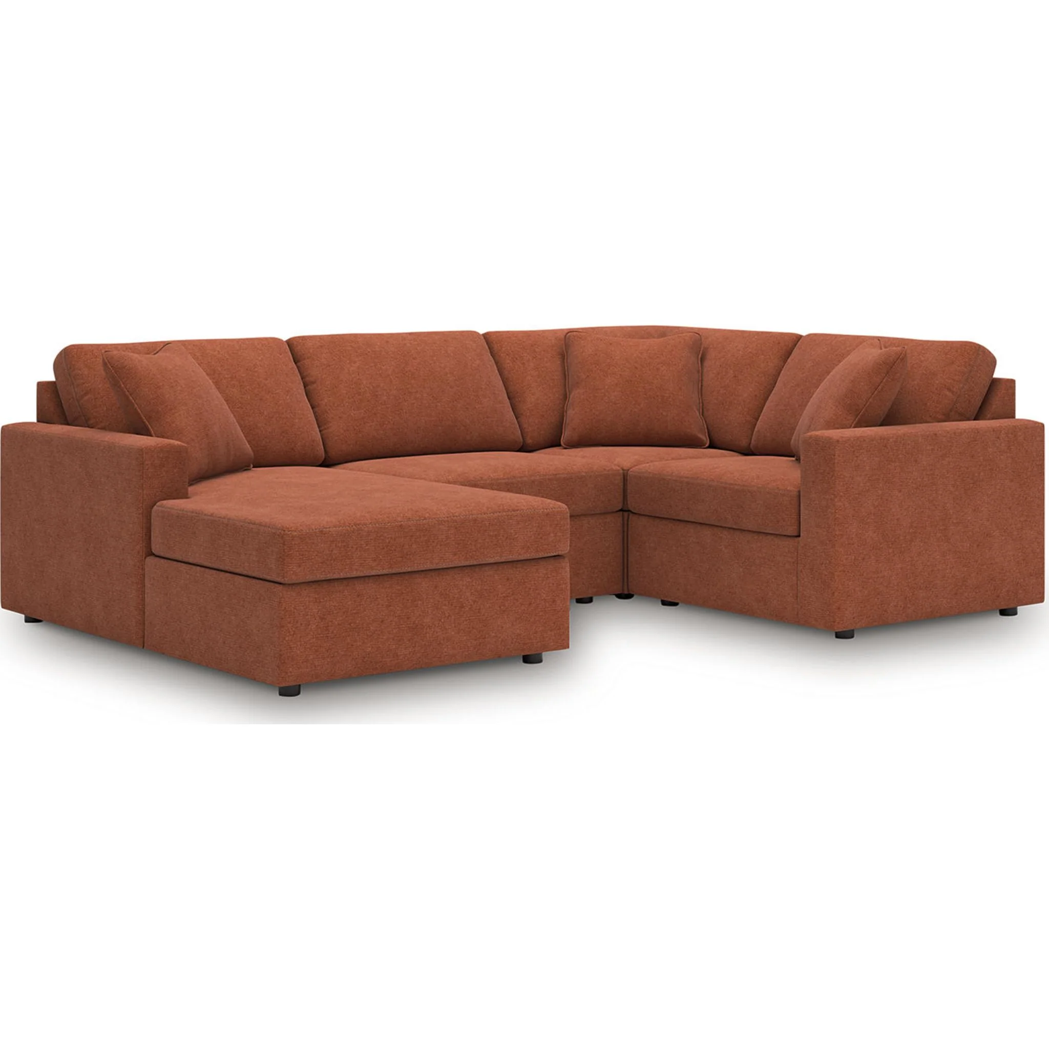 Modmax 5 Piece Modular Sectional with Chaise - Image 38