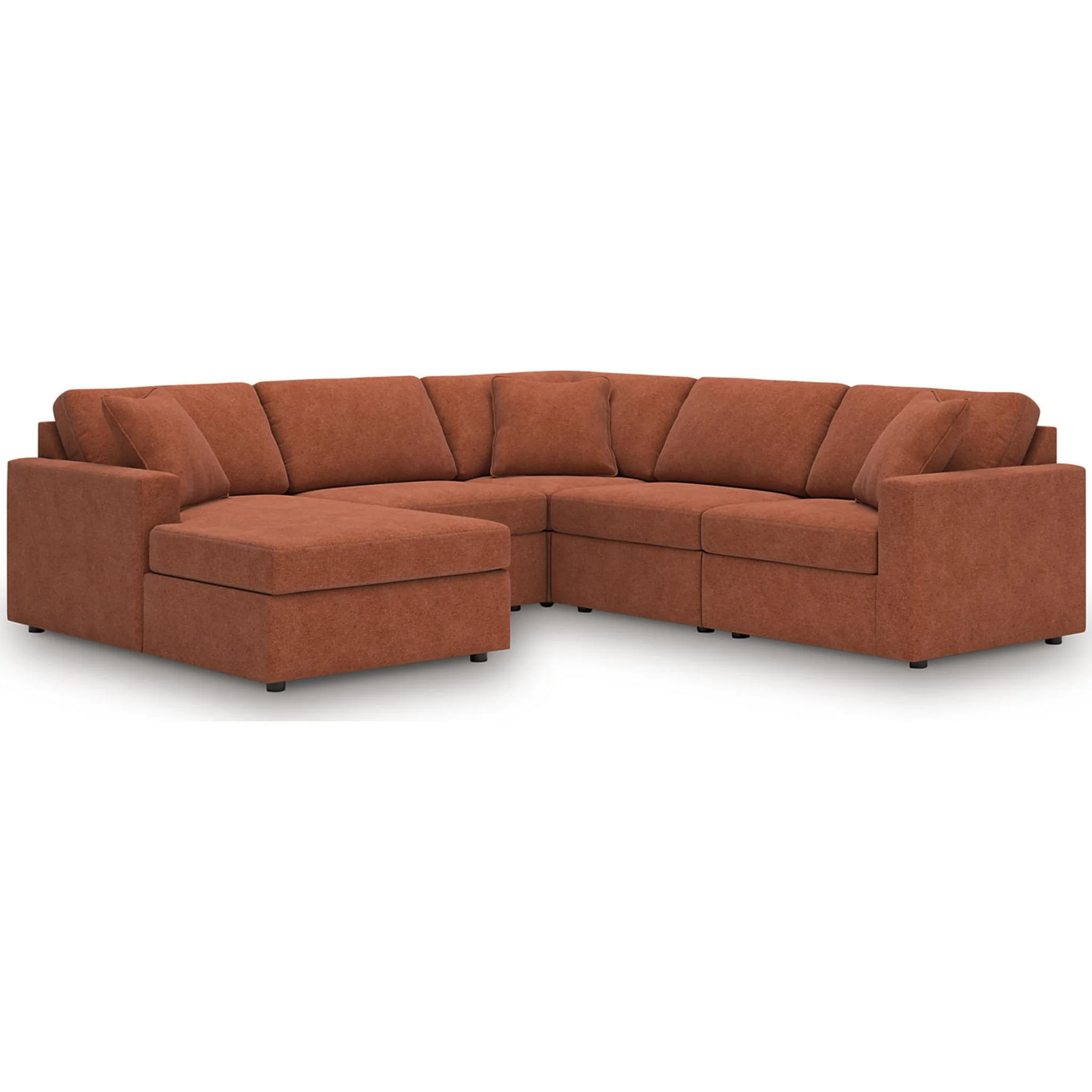 Modmax 5 Piece Modular Sectional with Chaise - Image 40