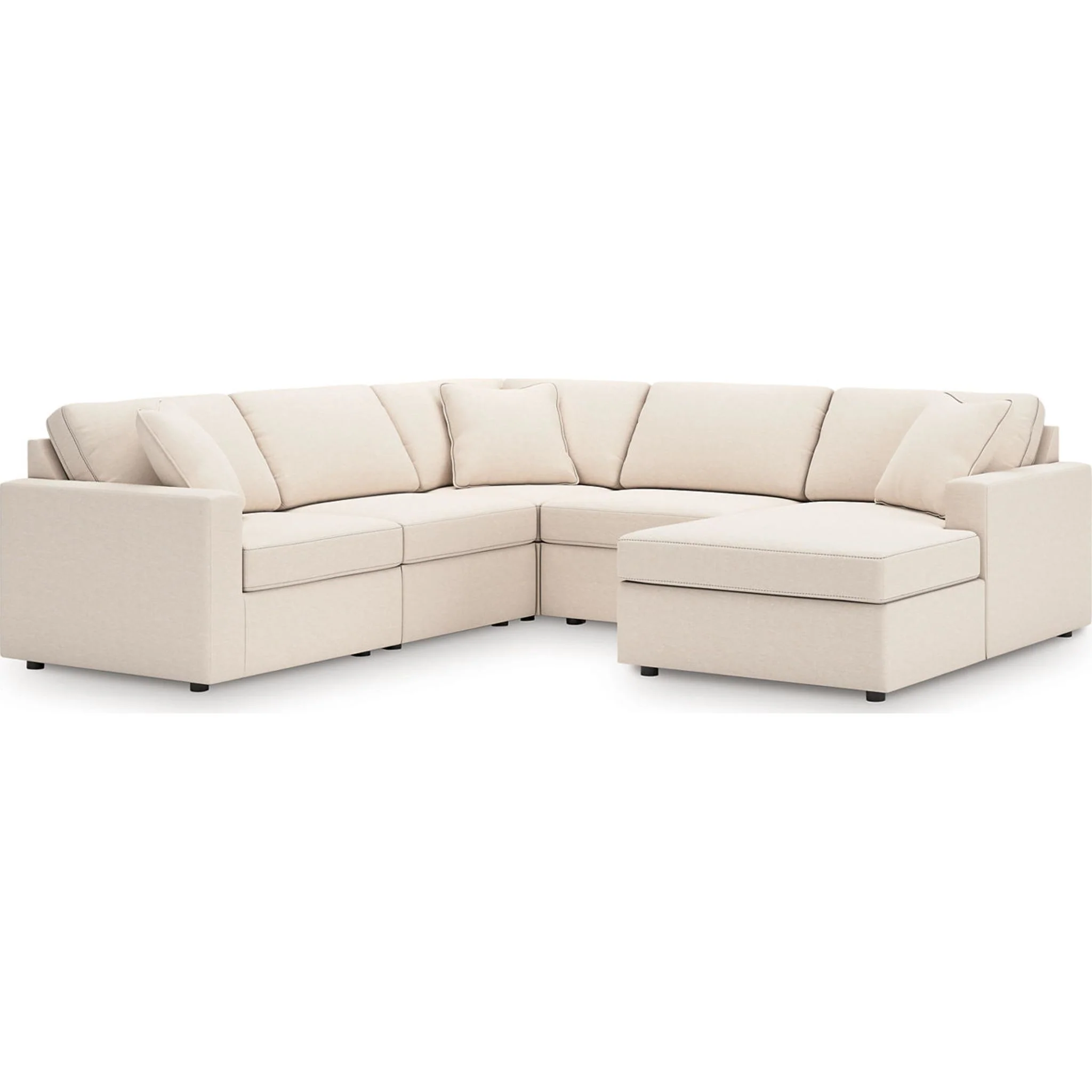 Modmax 5 Piece Modular Sectional with Chaise - Image 61