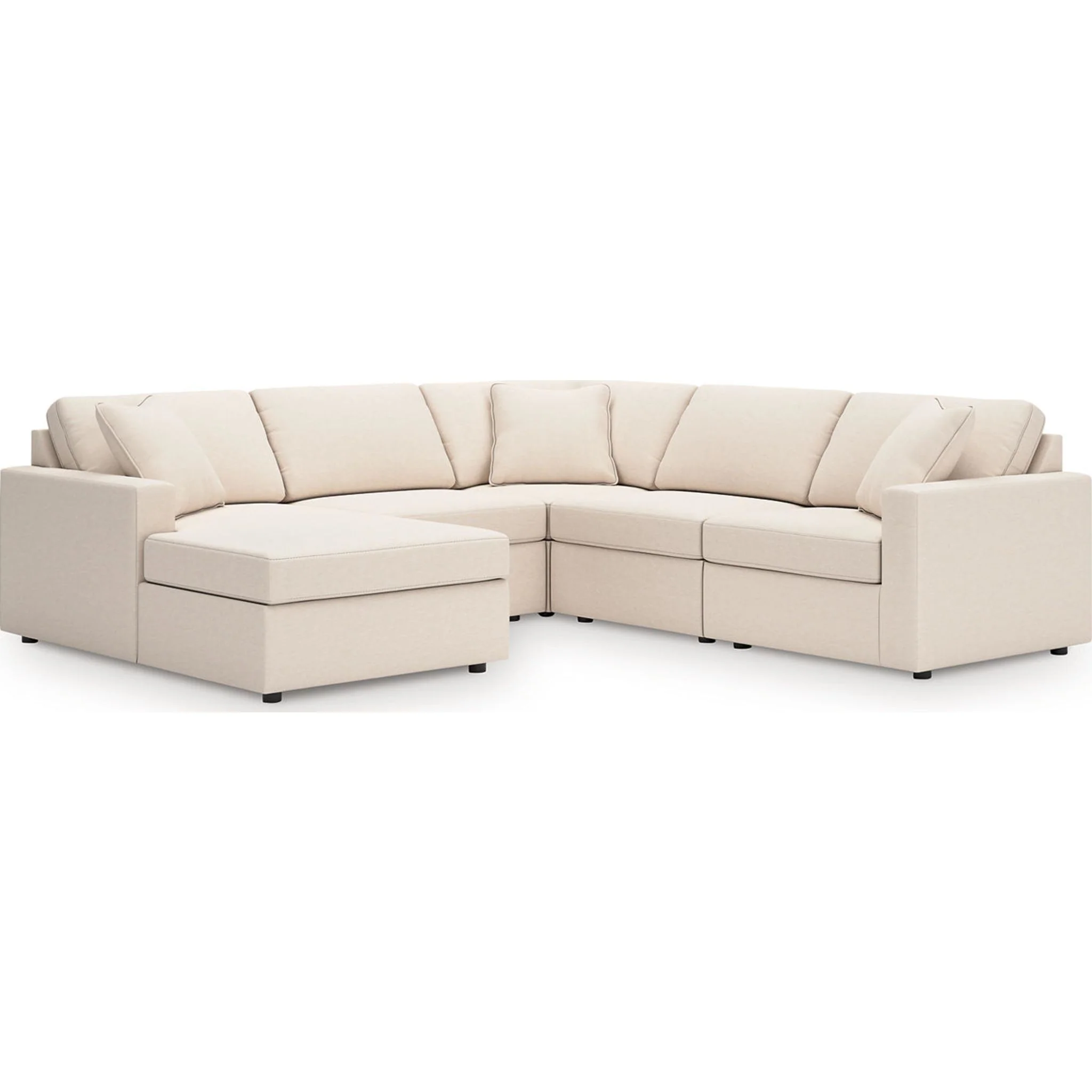 Modmax 5 Piece Modular Sectional with Chaise - Image 66