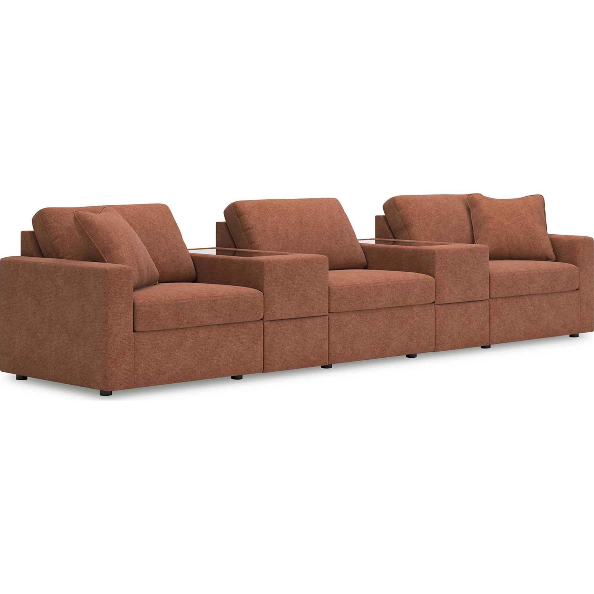 Modmax 5 Piece Modular Sectional with Storage Consoles - Image 5