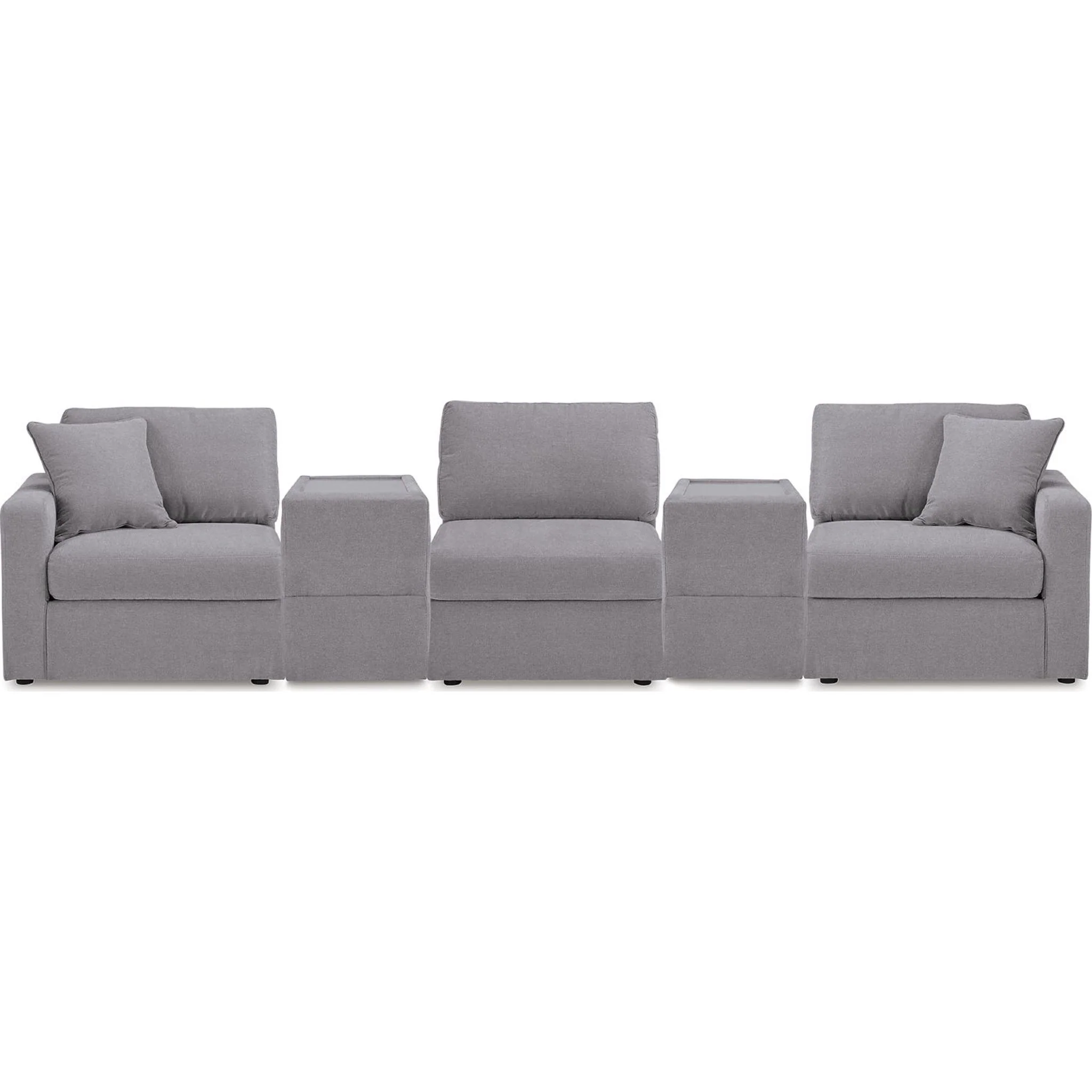 Modmax 5 Piece Modular Sectional with Storage Consoles - Image 52