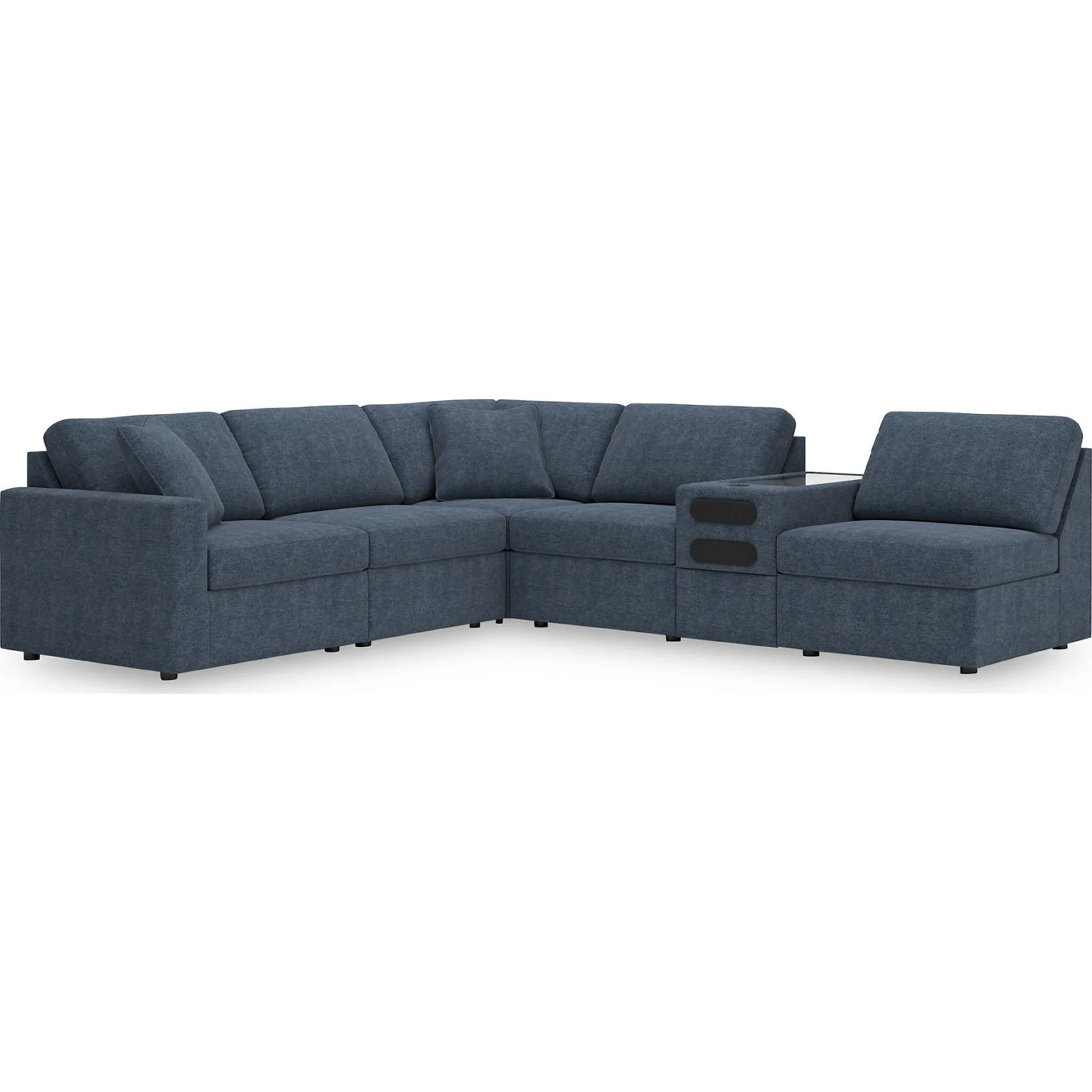 Modmax 6 Piece Modular Sectional with Audio Console - Image 6