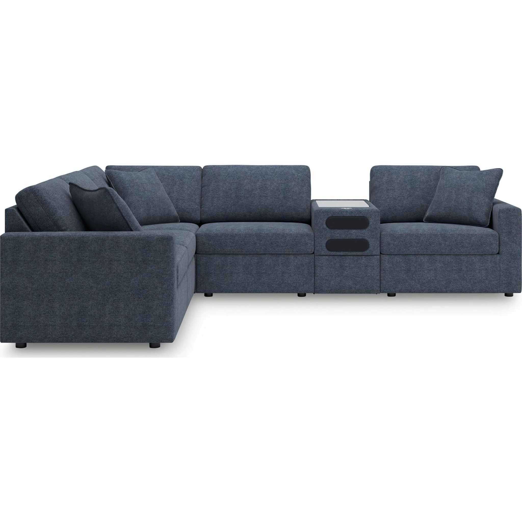 Modmax 6 Piece Modular Sectional with Audio Console - Image 10